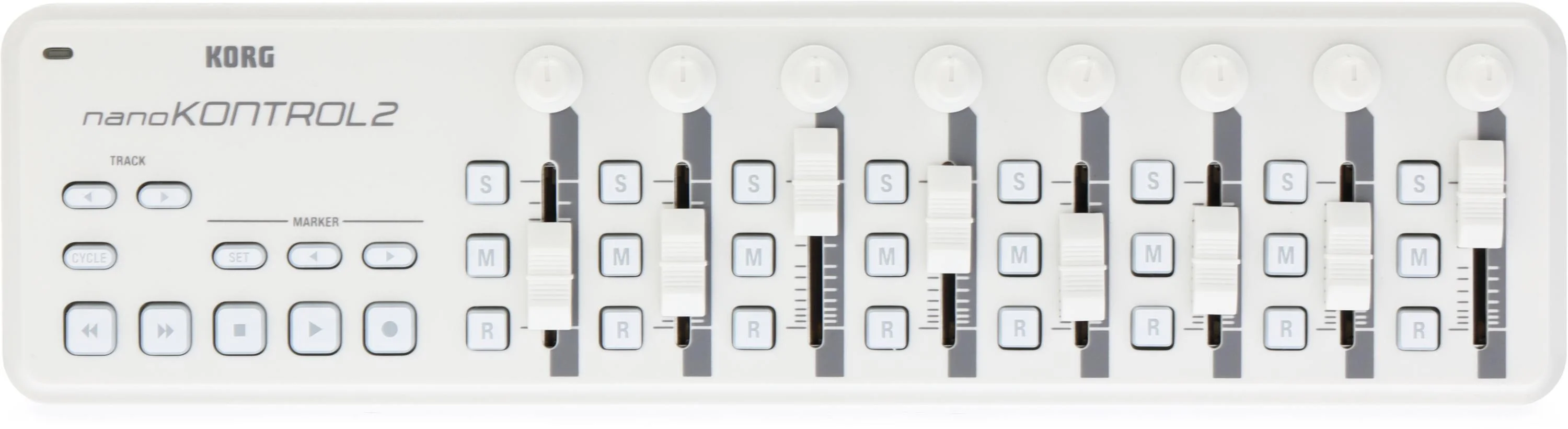 科音 nanoKONTROL2 MIDI控制界面 - 白色款
