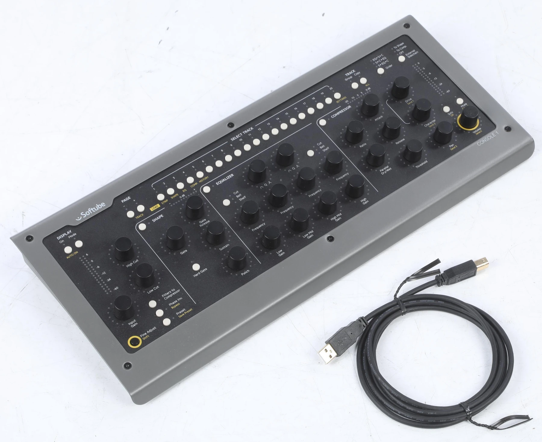 Softube Console 1 MKII 控制界面