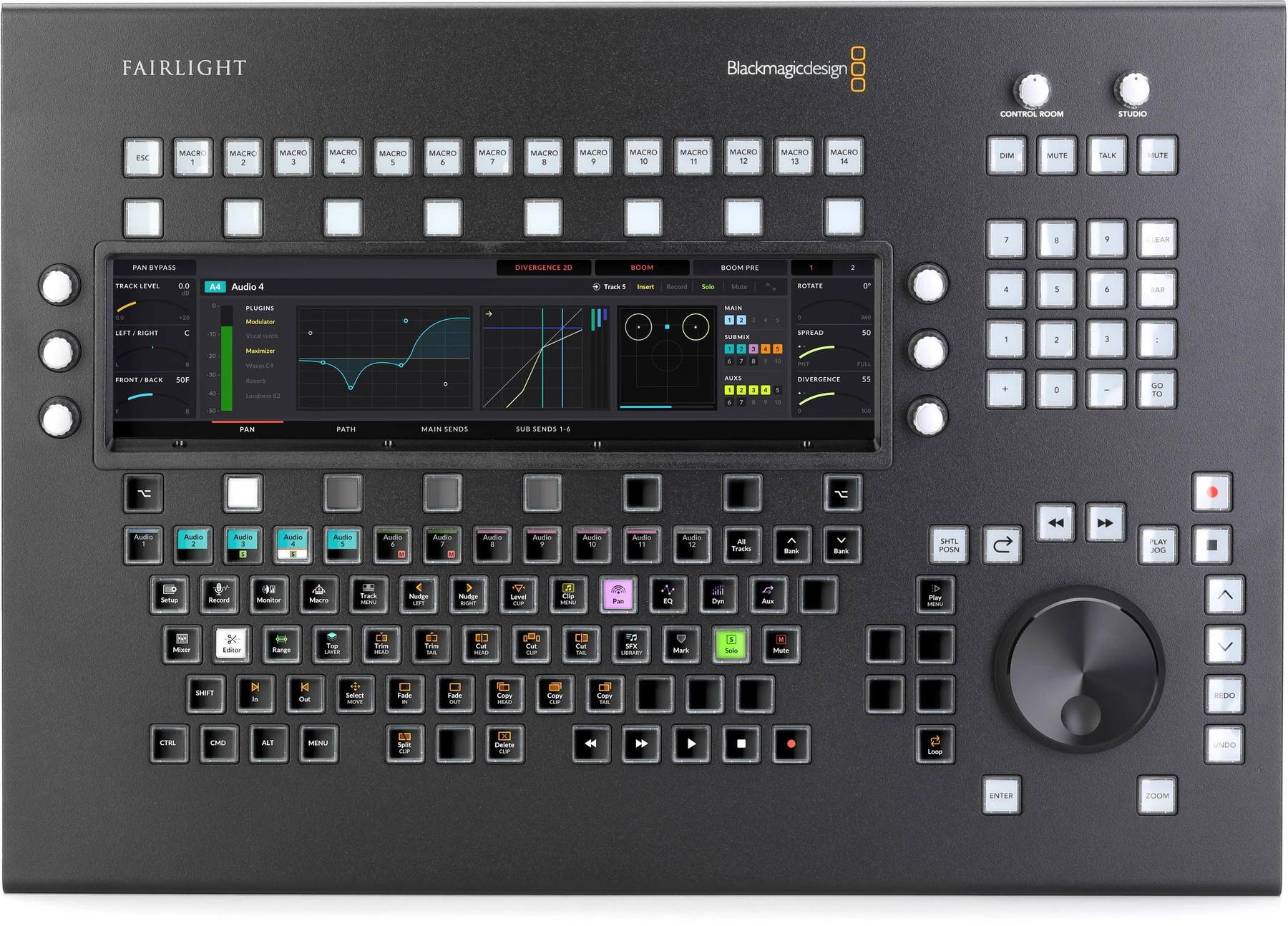Blackmagic Design Fairlight 调音台音频编辑器