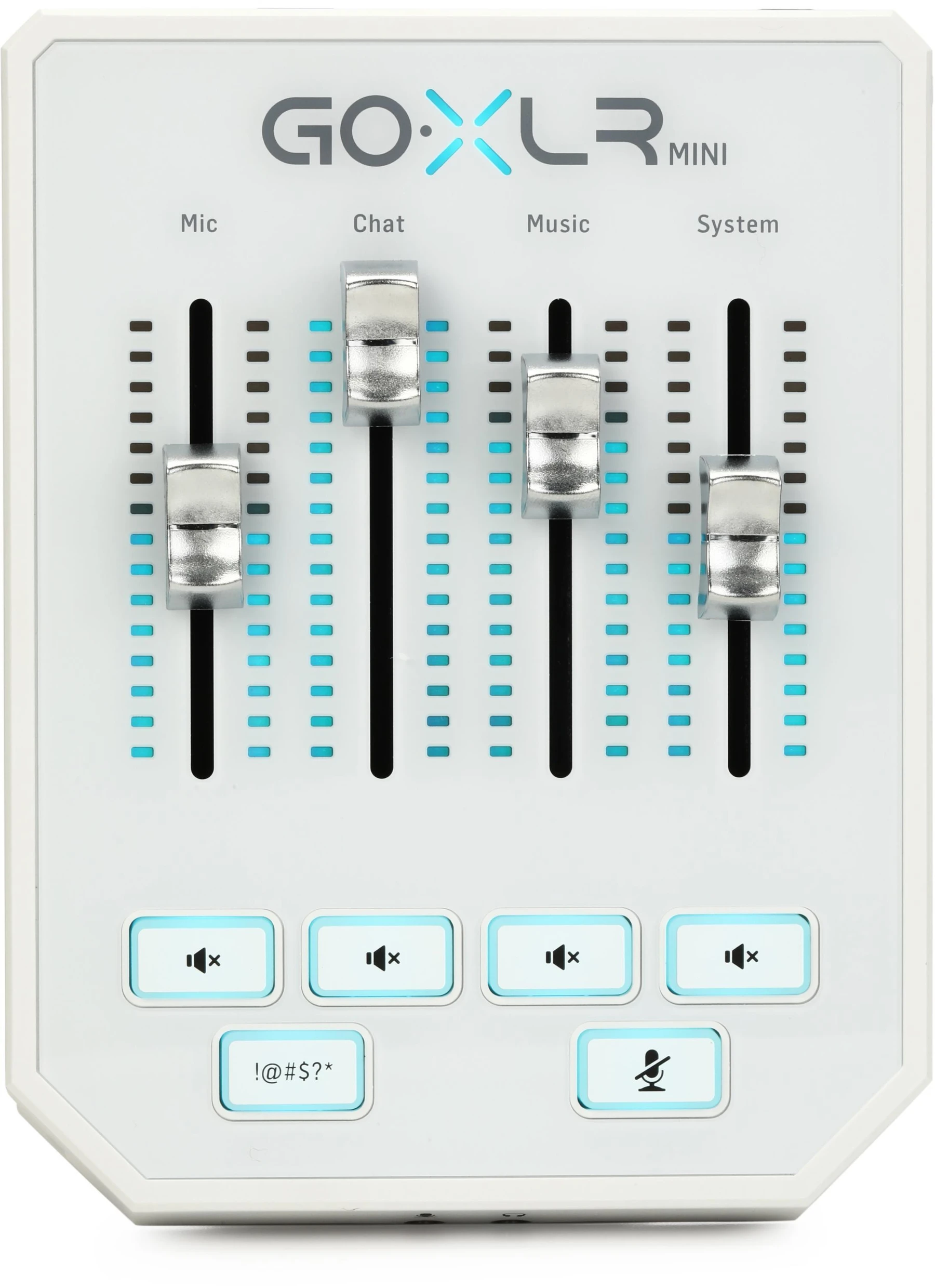 TC-Helicon GoXLR Mini USB直播调音台（带USB/音频接口） - 白色款