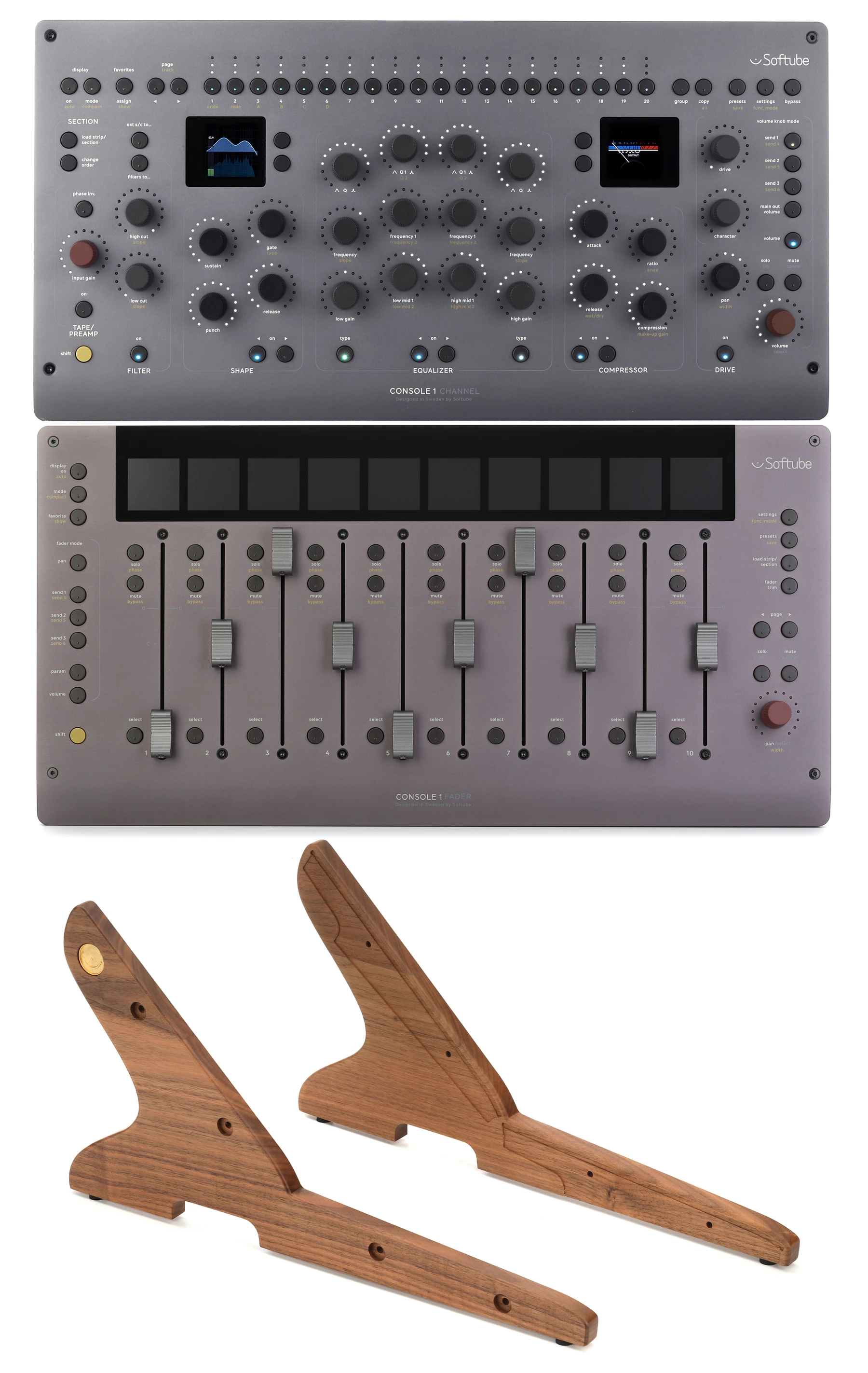 Softube Console 1 Fader Mk III 10通道推子搭配Channel Mk III控制界面套装