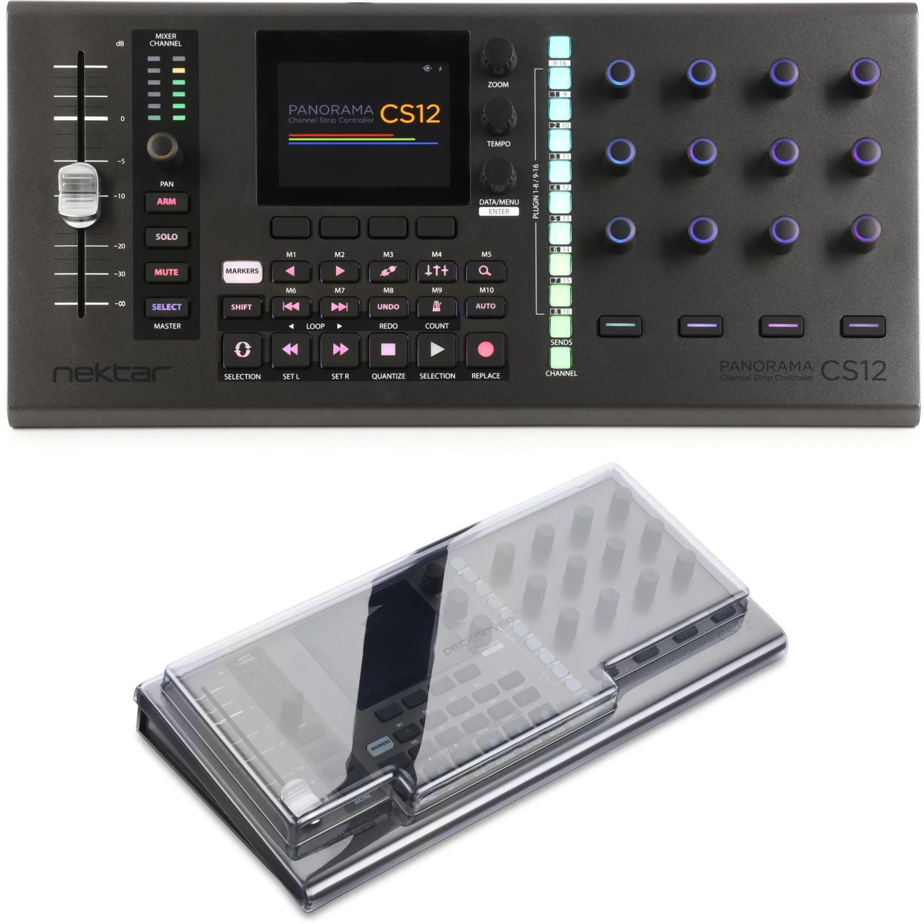 Nektar Panorama CS12 通道条兼DAW插件控制器（带Decksaver保护罩）