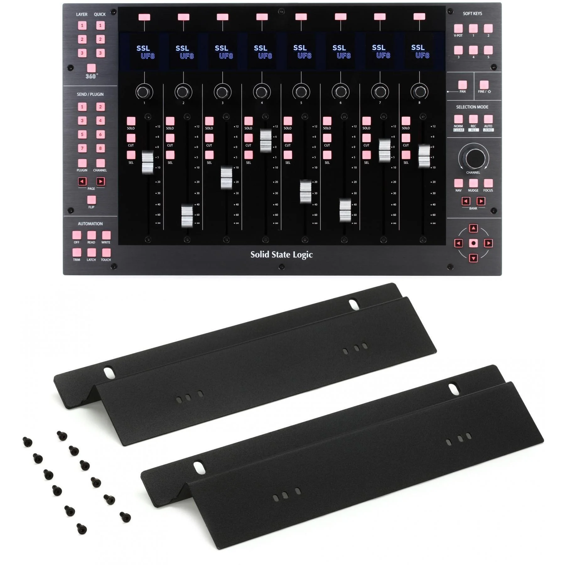 Solid State Logic UF8 高级DAW控制器（带机架安装套件）