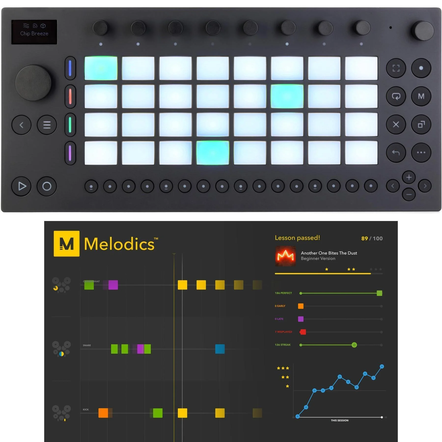 Ableton Move 独立版乐器（含Melodics课程）