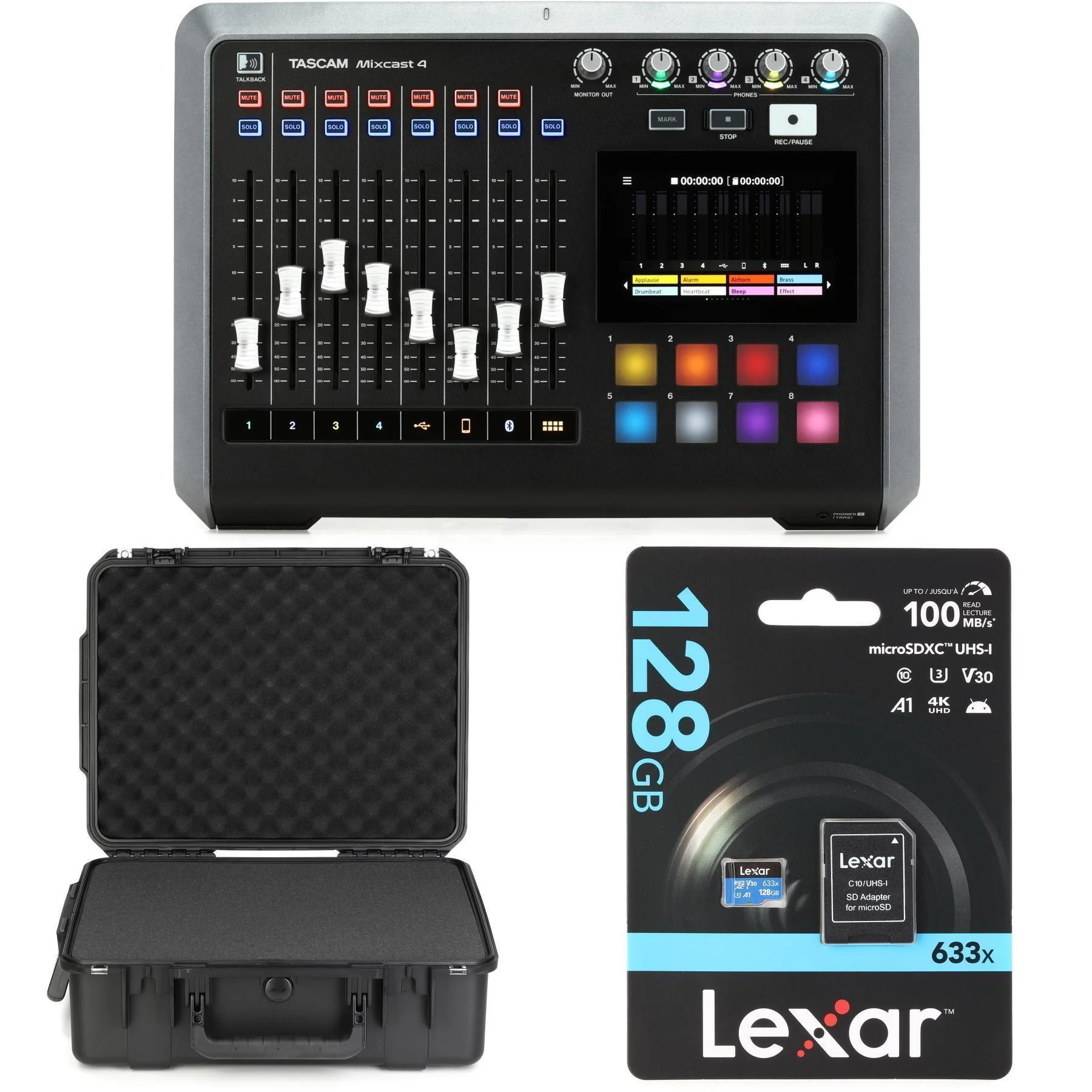 TASCAM Mixcast 4 便携套装