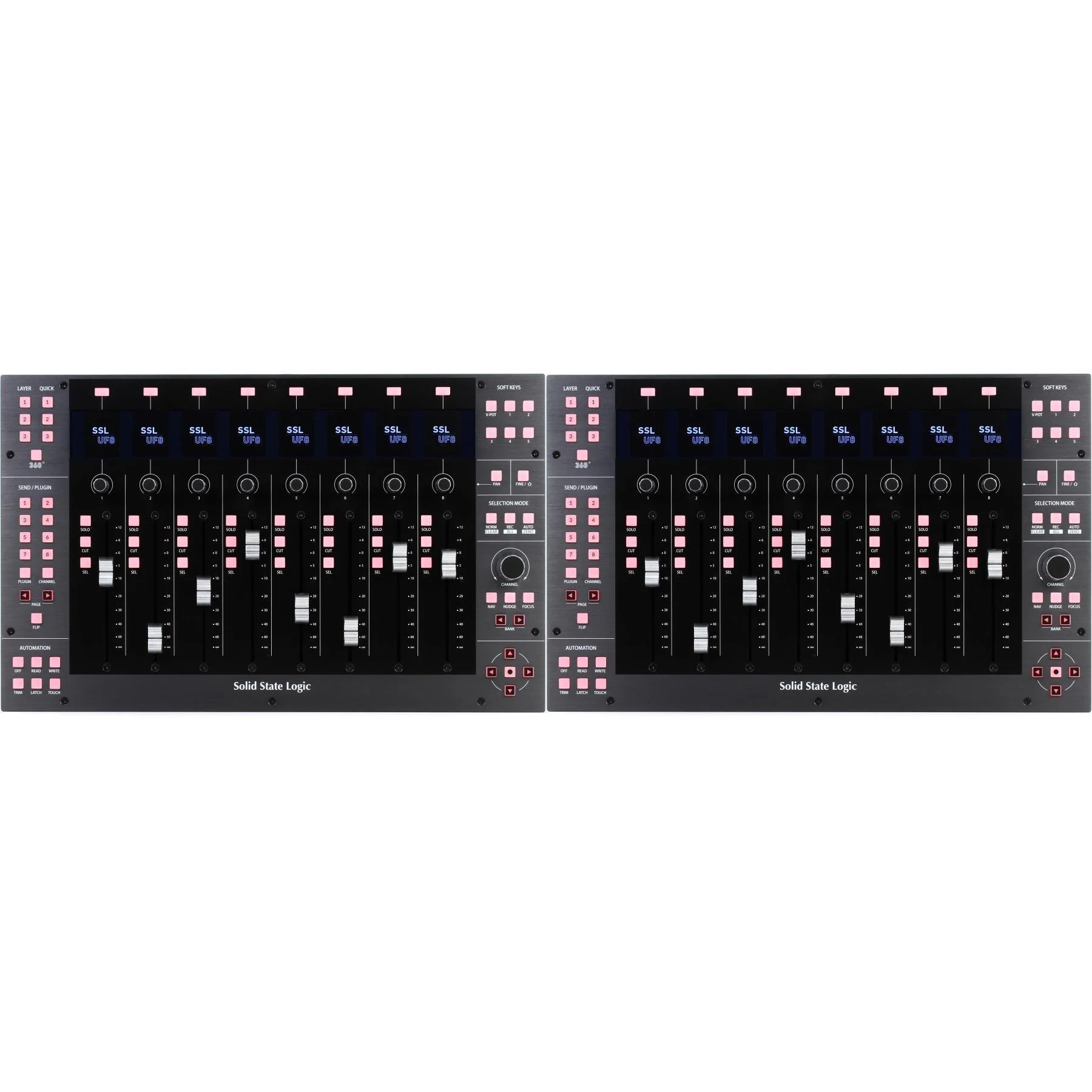 Solid State Logic UF8 高级DAW控制器（两台装）