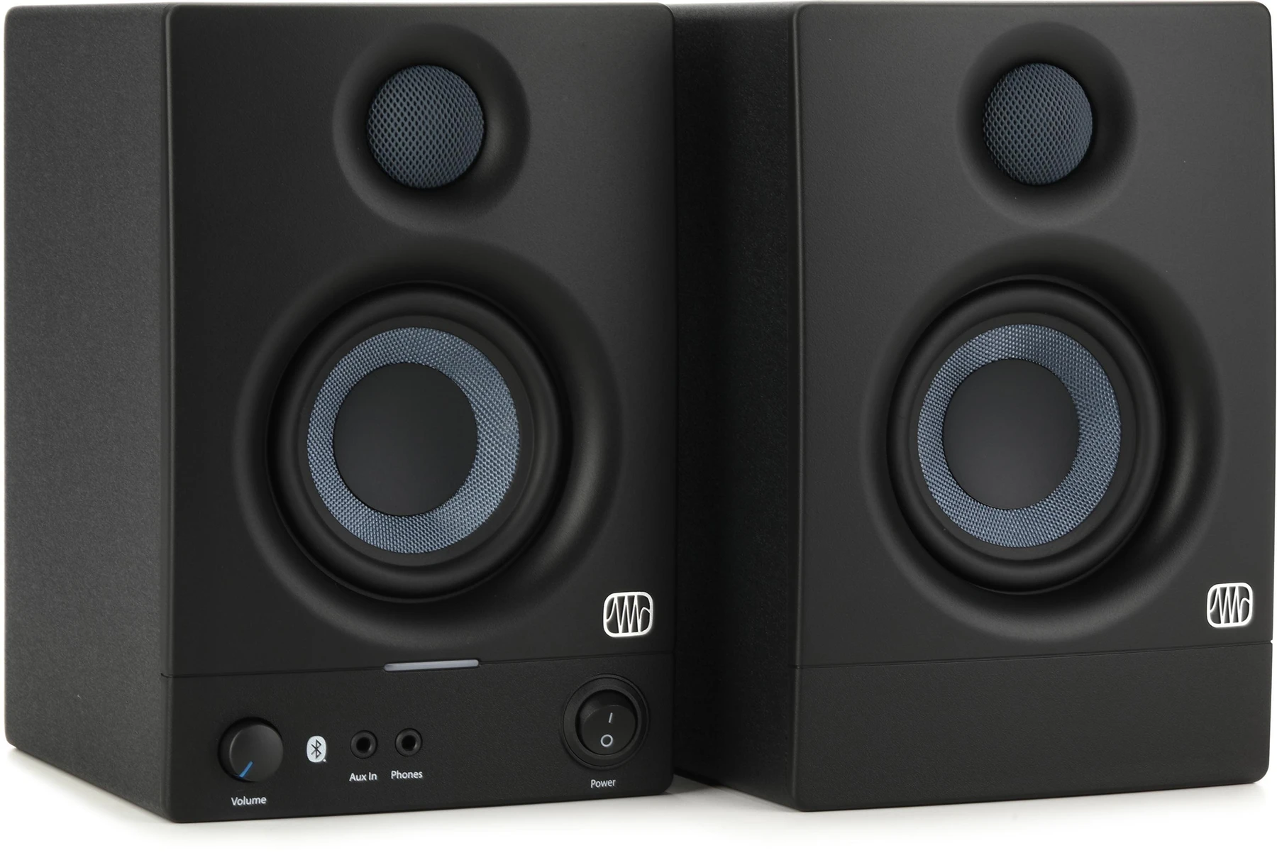 PreSonus Eris 3.5BT 3.5英寸蓝牙有源工作室监听音箱 - 第二代，黑色