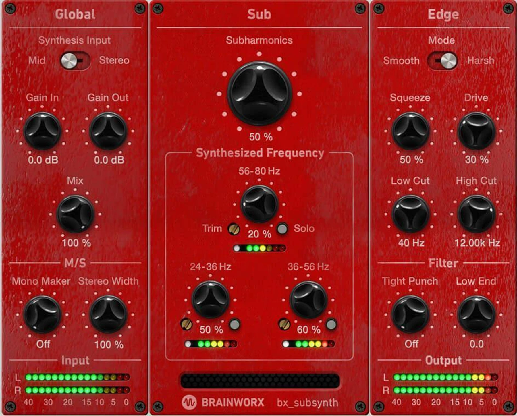 Brainworx bx_subsynth 贝斯合成器插件