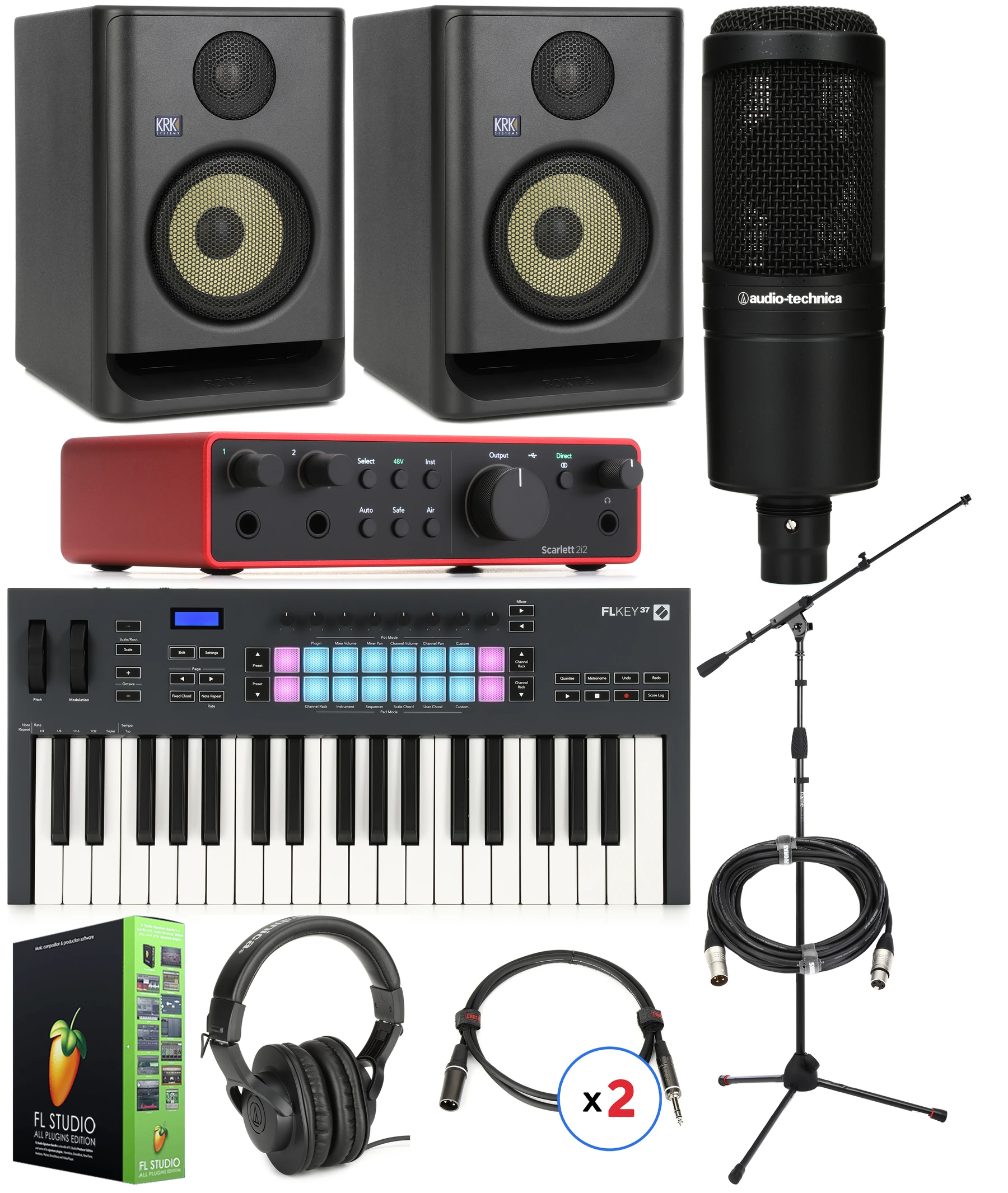 Sweetwater Creative D'Will 初学者音乐制作人套装 - FL Studio