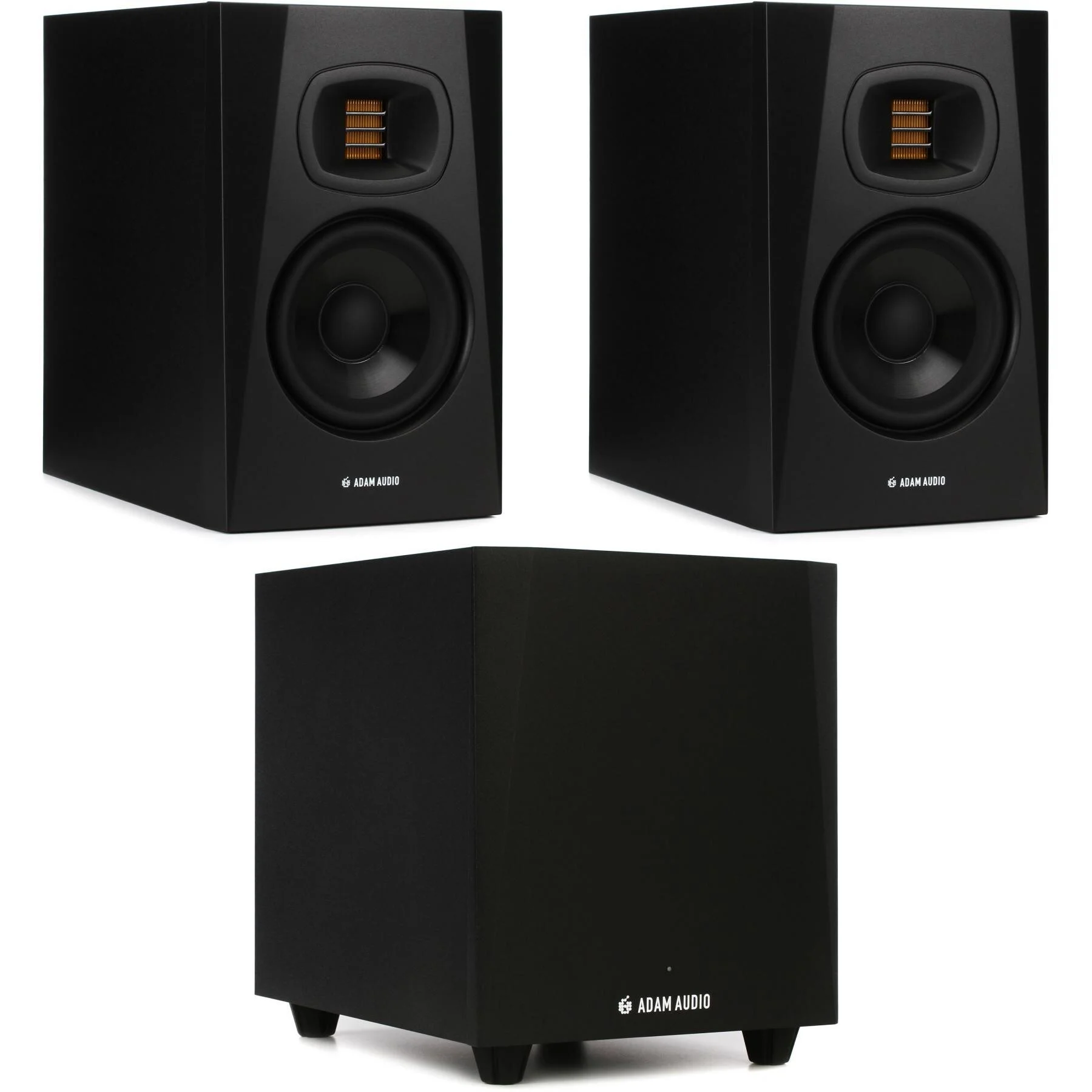 ADAM Audio T5V 5英寸有源工作室监听音箱一对 搭配 T10S 10英寸有源工作室低音炮