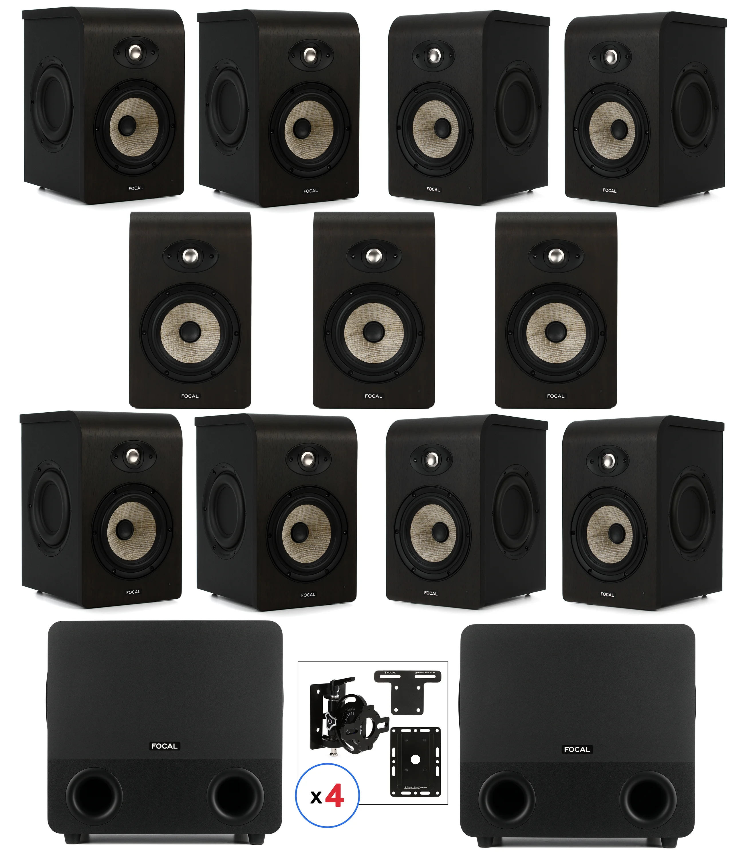 劲浪 7.1.4 沉浸式音频工作室监听系统