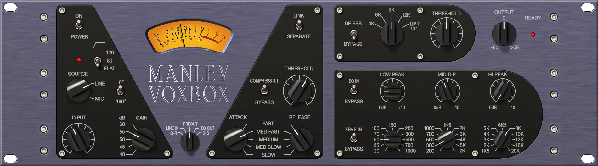 Universal Audio Manley VOXBOX 通道条 UAD 插件