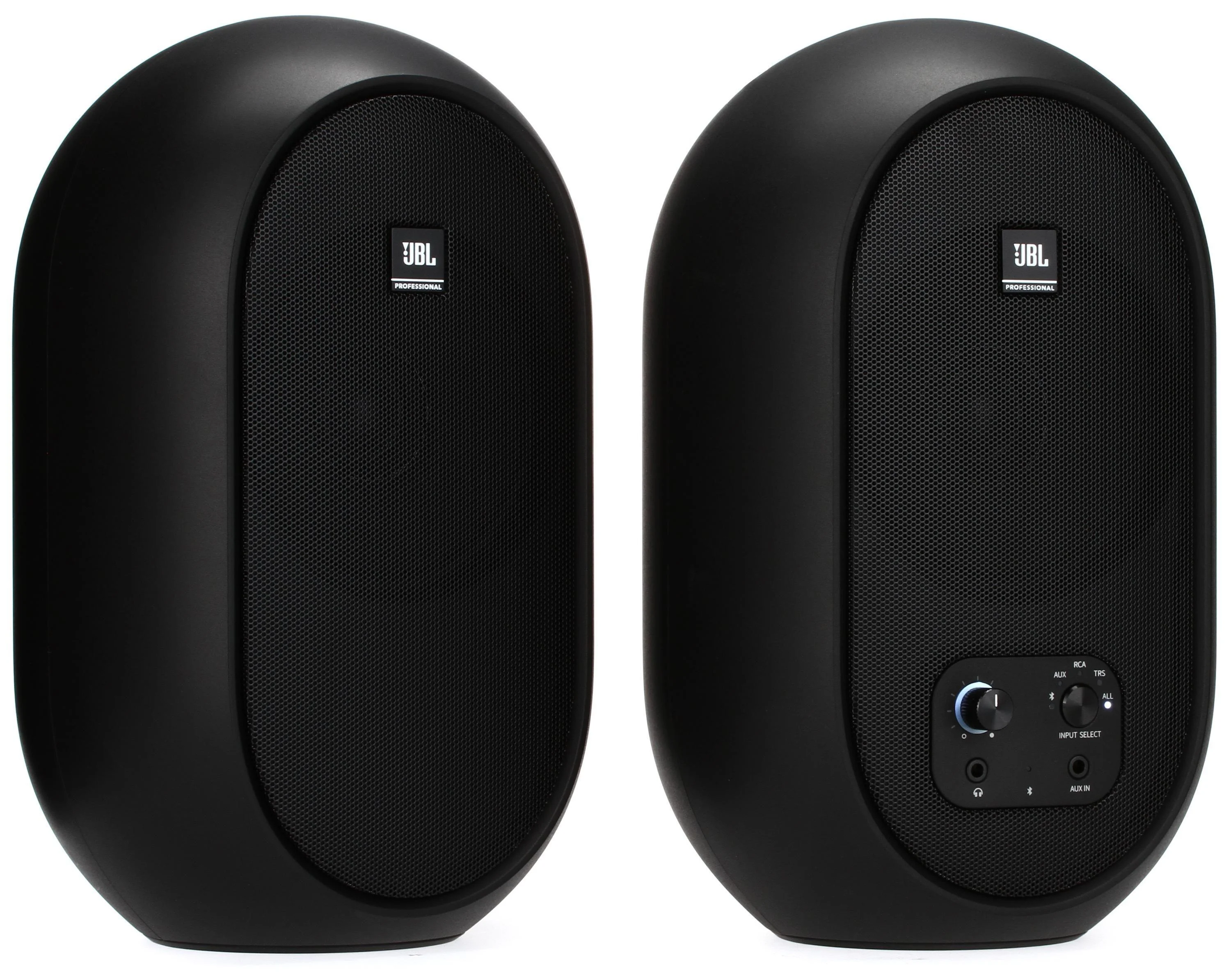JBL 1 Series 104-BT 4.5英寸紧凑型有源监听音箱 带蓝牙 - 黑色