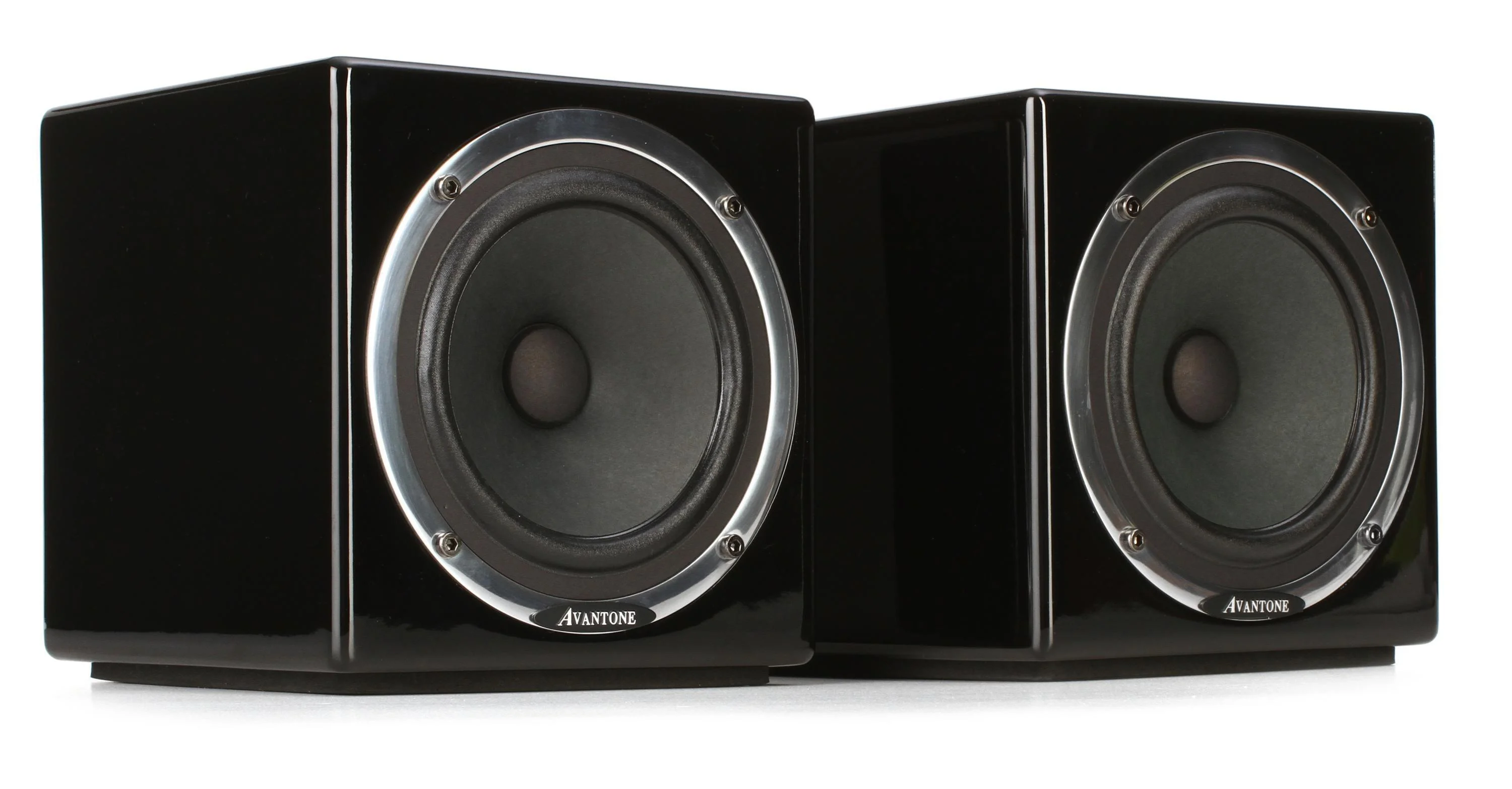 Avantone Pro Active MixCubes 5.25英寸 有源工作室监听音箱 一对 - 亮黑色