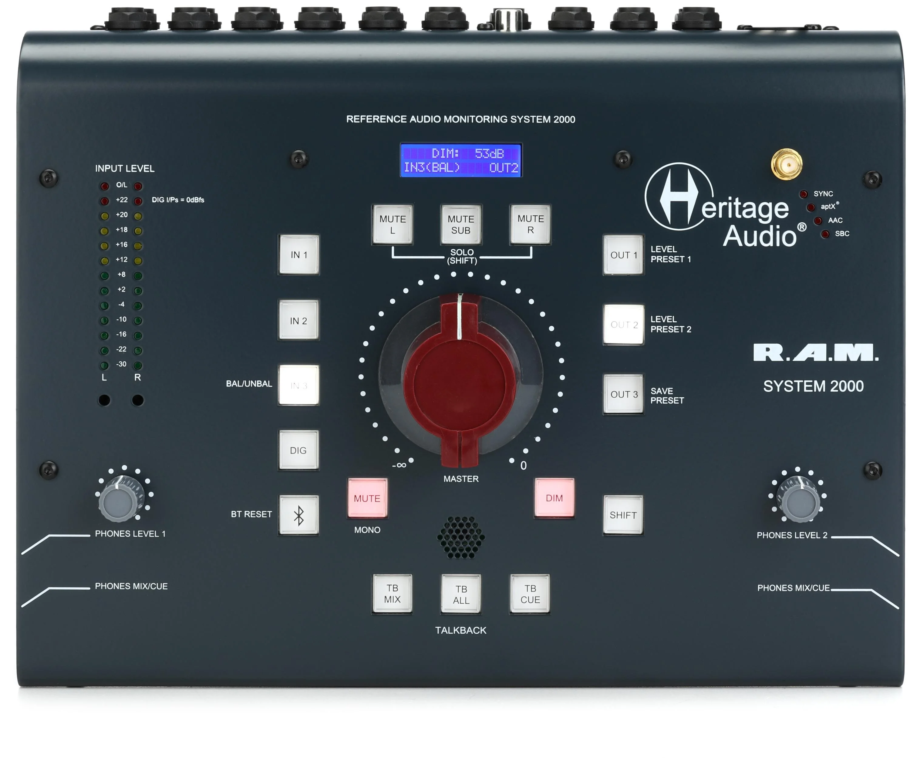 Heritage Audio RAM System 2000 桌面监听系统（带蓝牙功能）