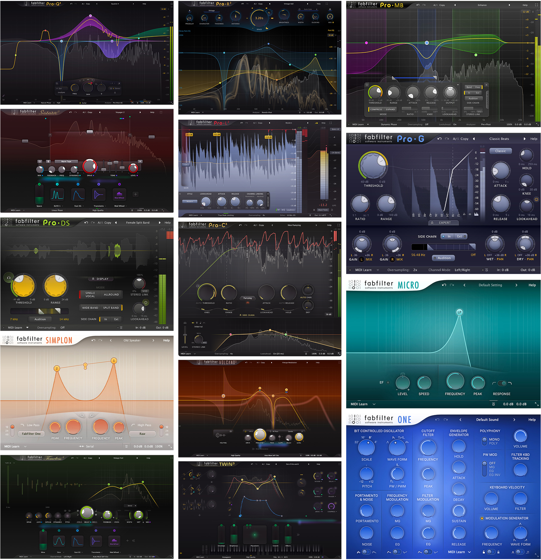 FabFilter Total Bundle 插件合集