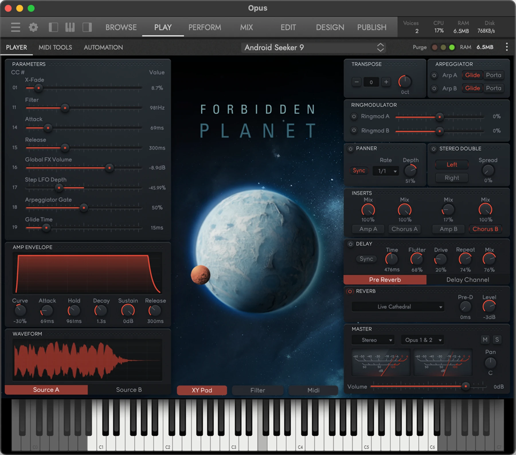 EastWest Forbidden Planet 电影级合成器插件