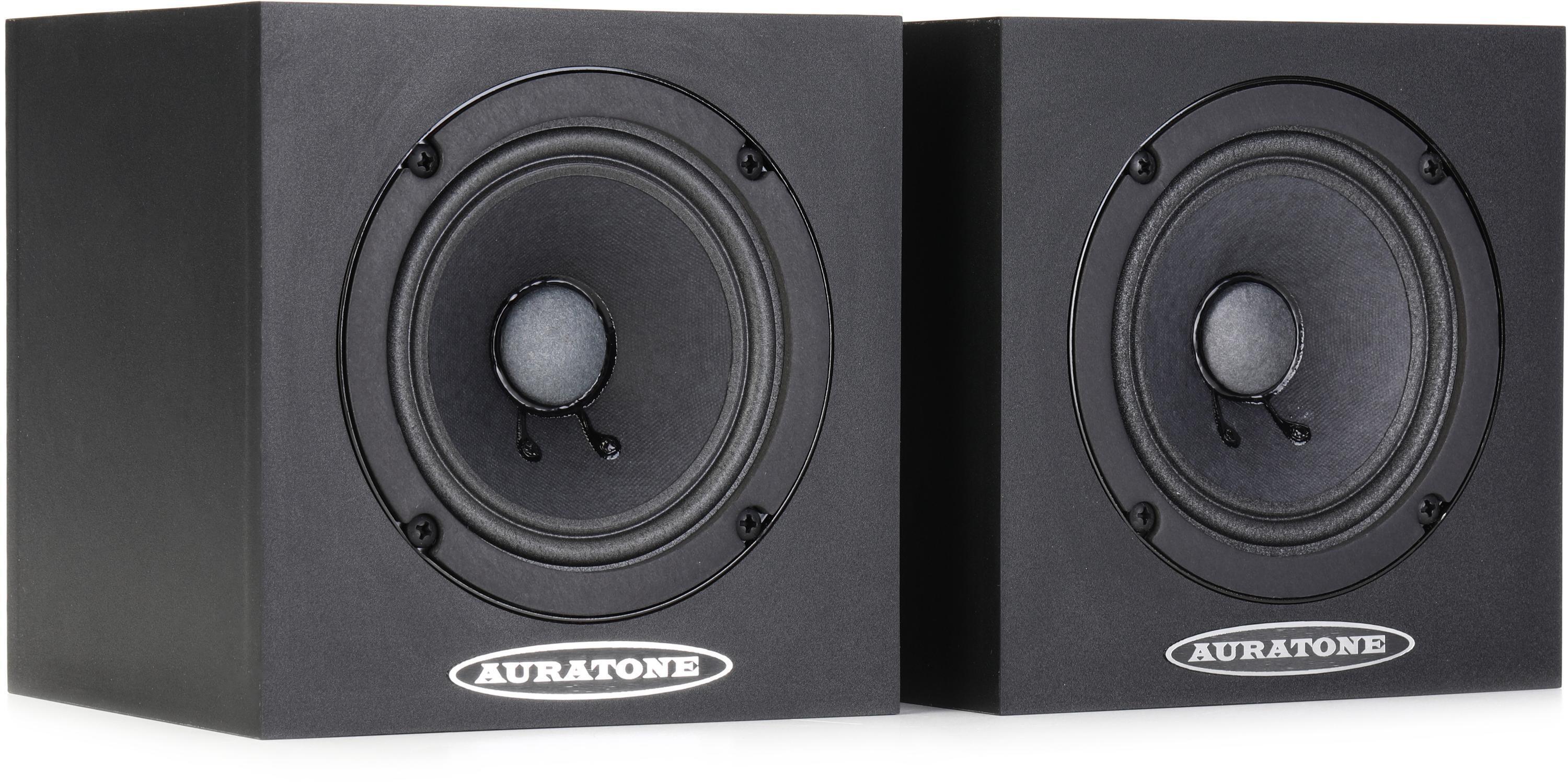 Auratone 5C Super Sound Cubes 4.5英寸无源参考监听音箱（一对装）- 黑色款