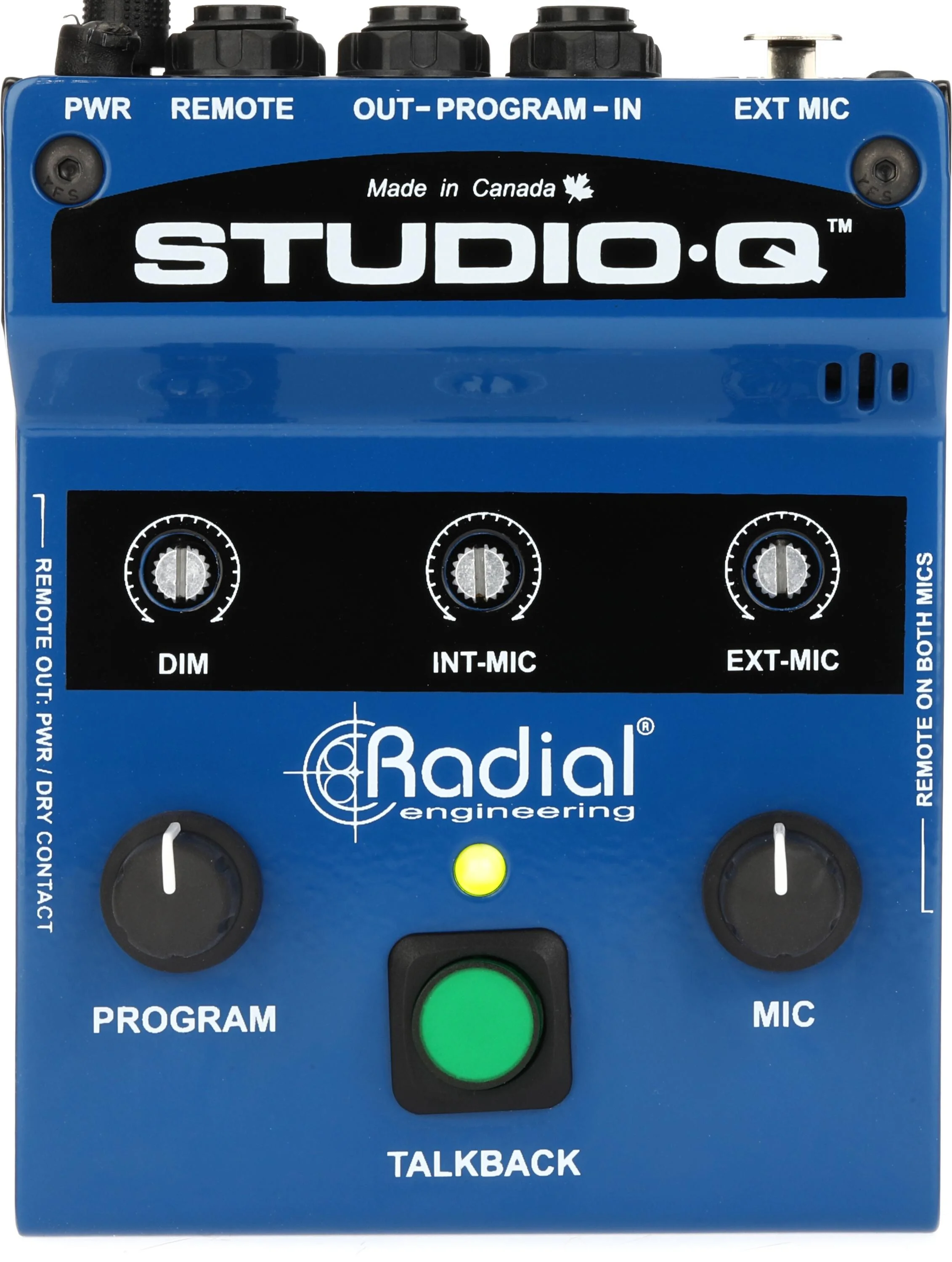 Radial Studio-Q 桌面式对讲/监听控制器