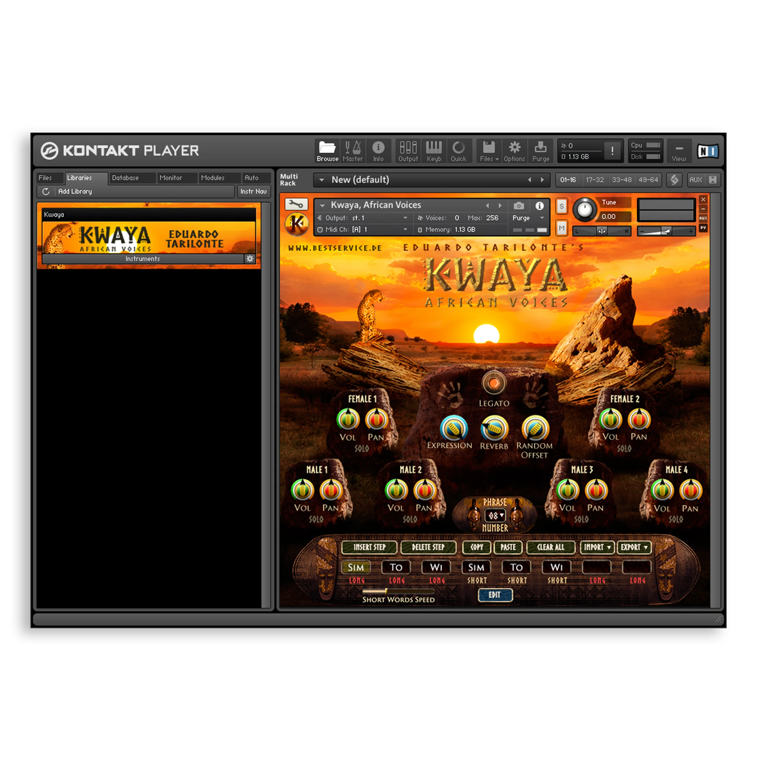Best Service Kwaya - 非洲人声虚拟乐器