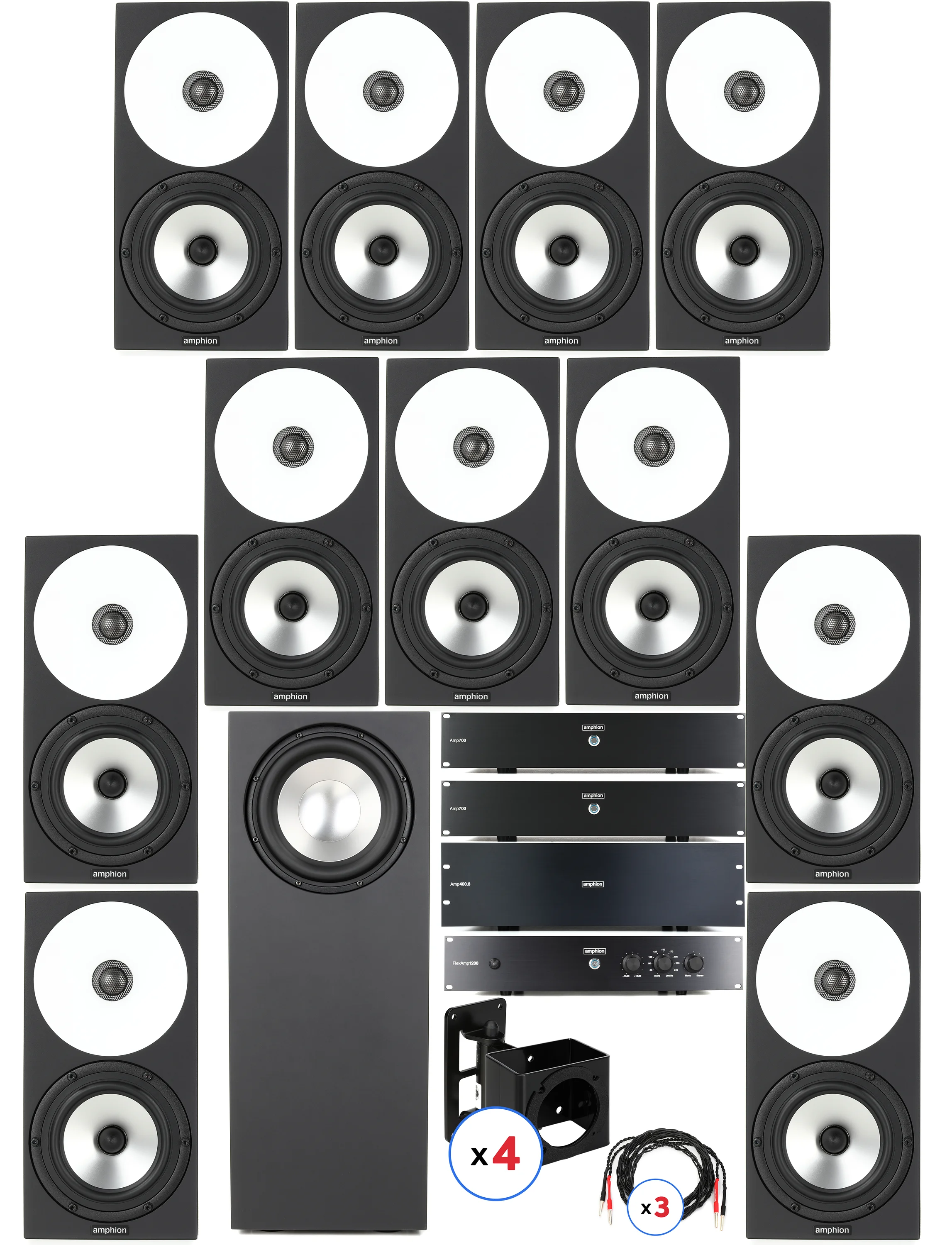 Amphion 7.1.4 沉浸式音频录音室监听系统
