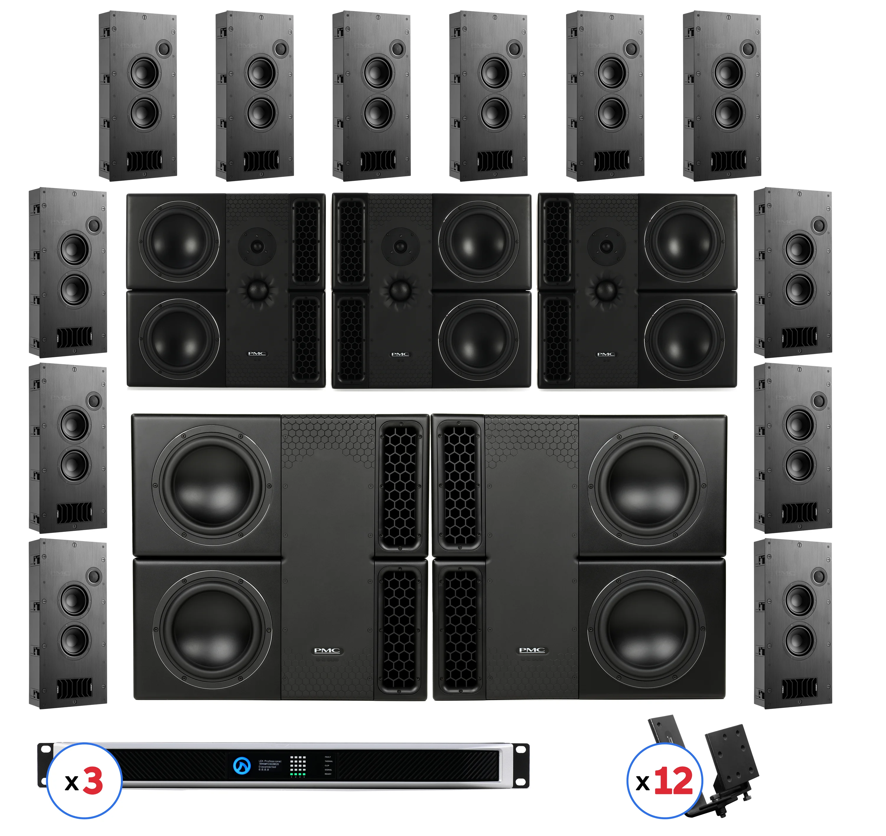 PMC 9.1.6 沉浸式音频工作室监听音箱系统