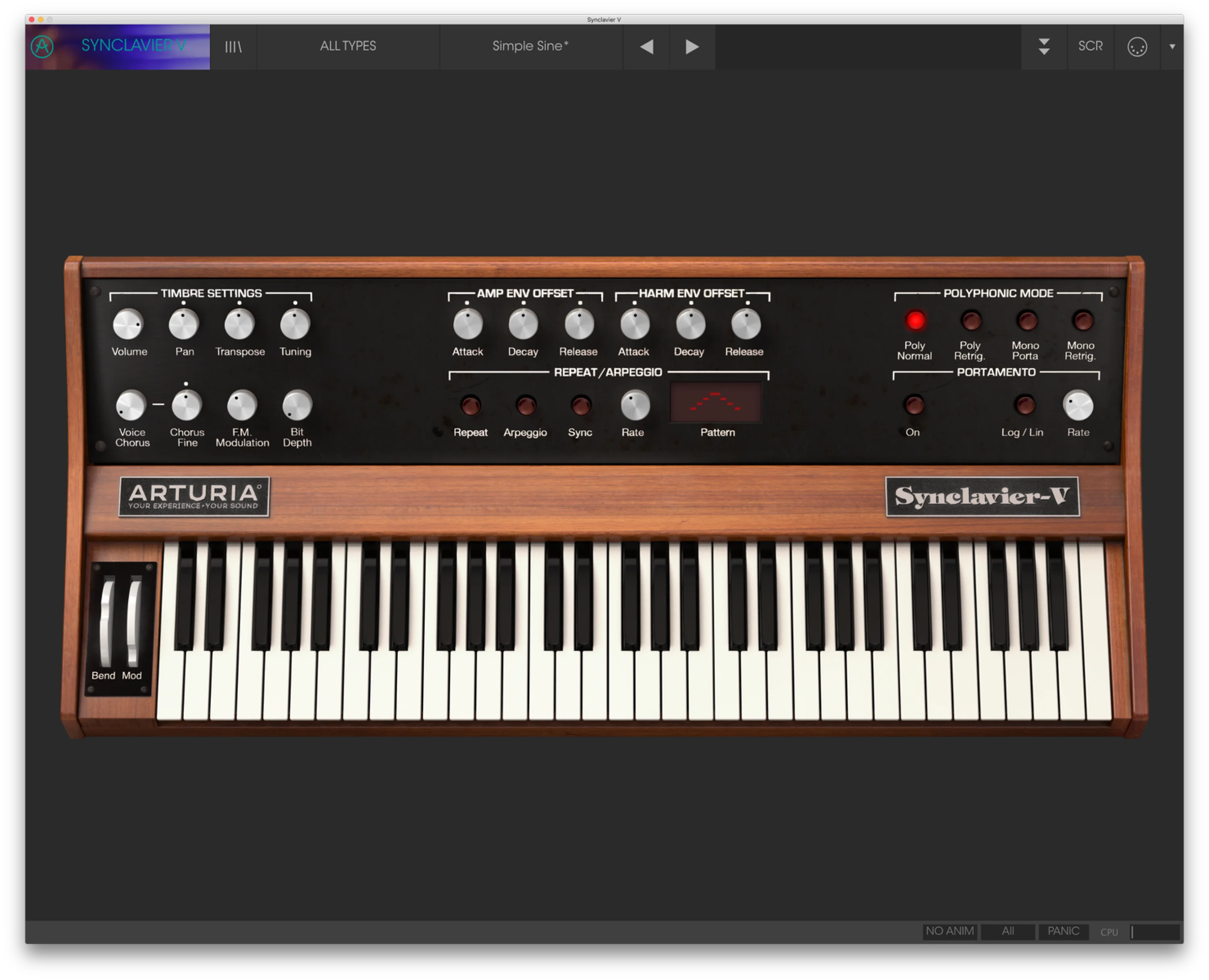 Arturia Synclavier V 合成器软件乐器