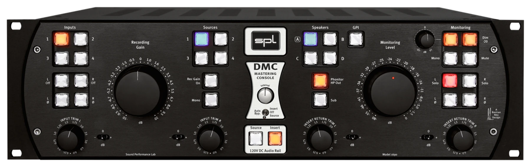 SPL DMC 立体声母带制作控制台 - 黑色款