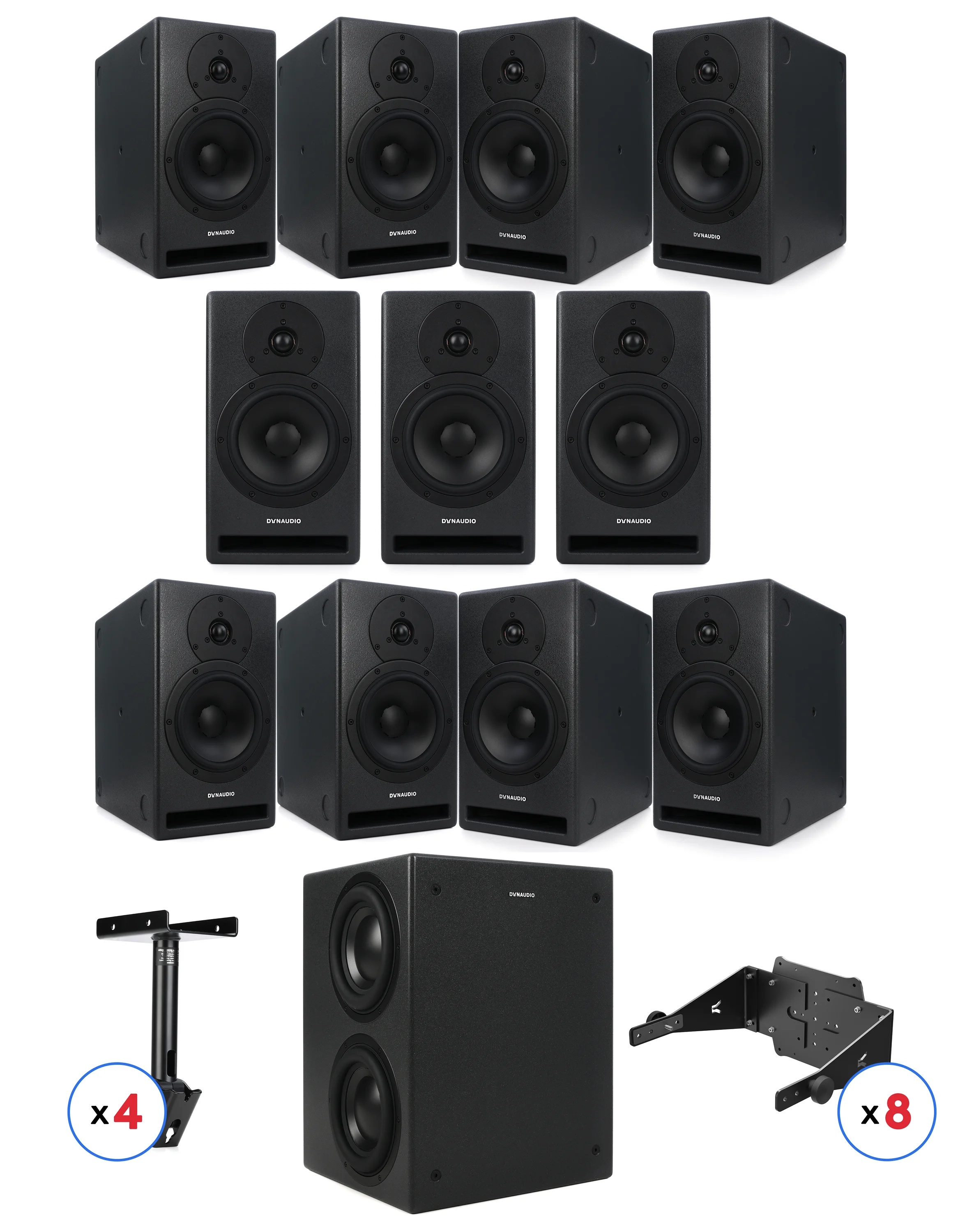 丹拿 7.1.4 沉浸式音频工作室监听系统