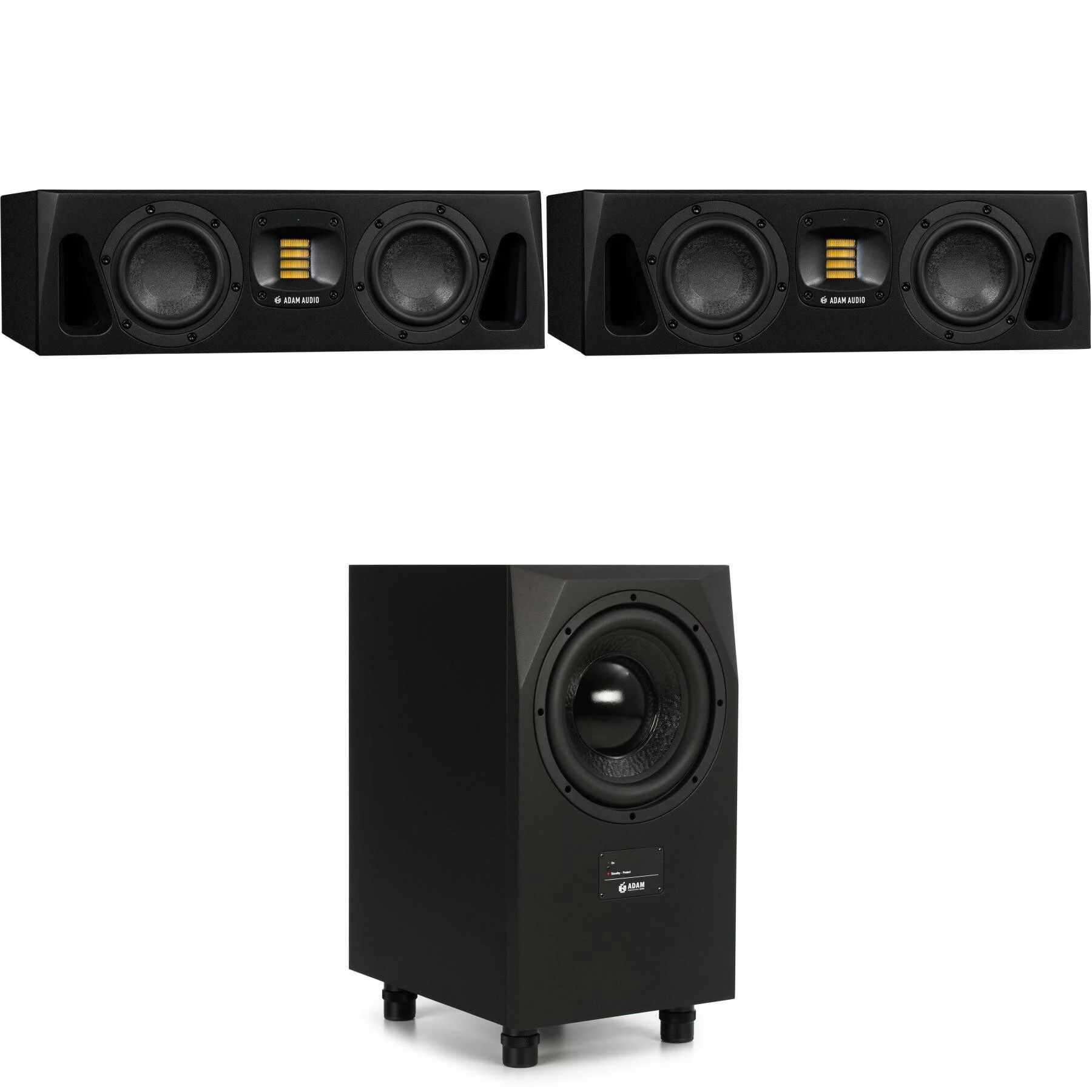 ADAM Audio A44H 双4英寸有源工作室监听音箱（一对）+ Sub10 Mk2 10英寸有源工作室低音炮