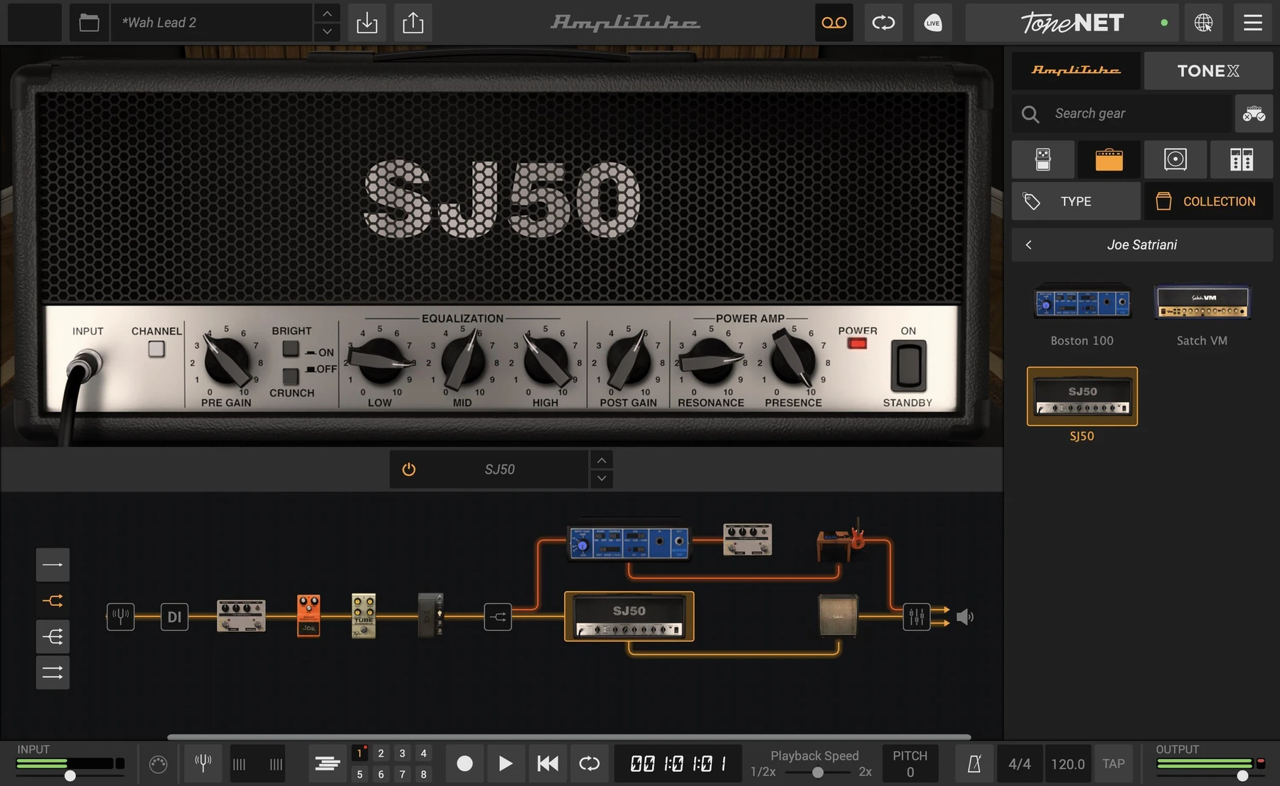 IK Multimedia AmpliTube Joe Satriani Collection 软件套装