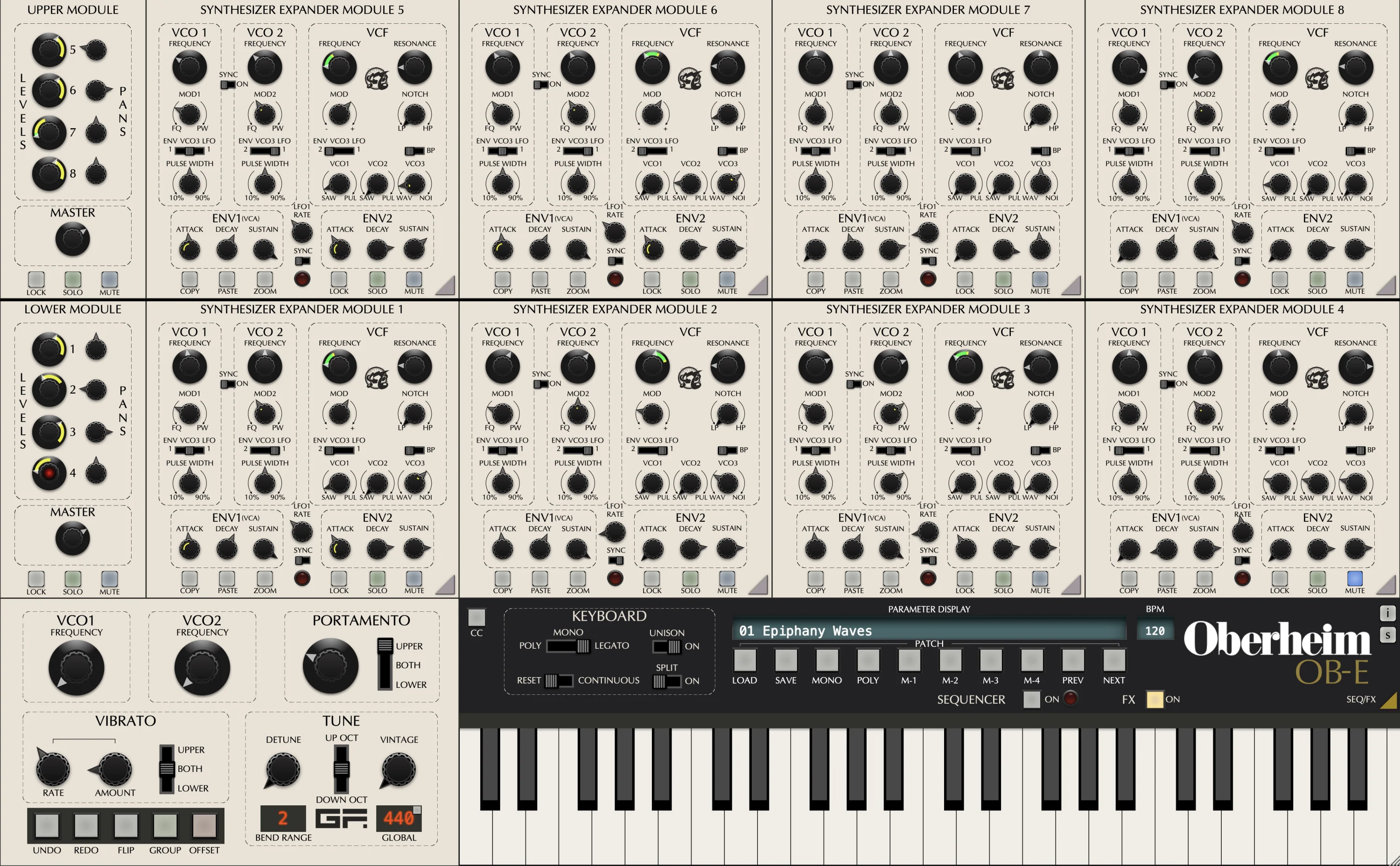 GForce Oberheim OB-E V2 虚拟模拟合成器插件