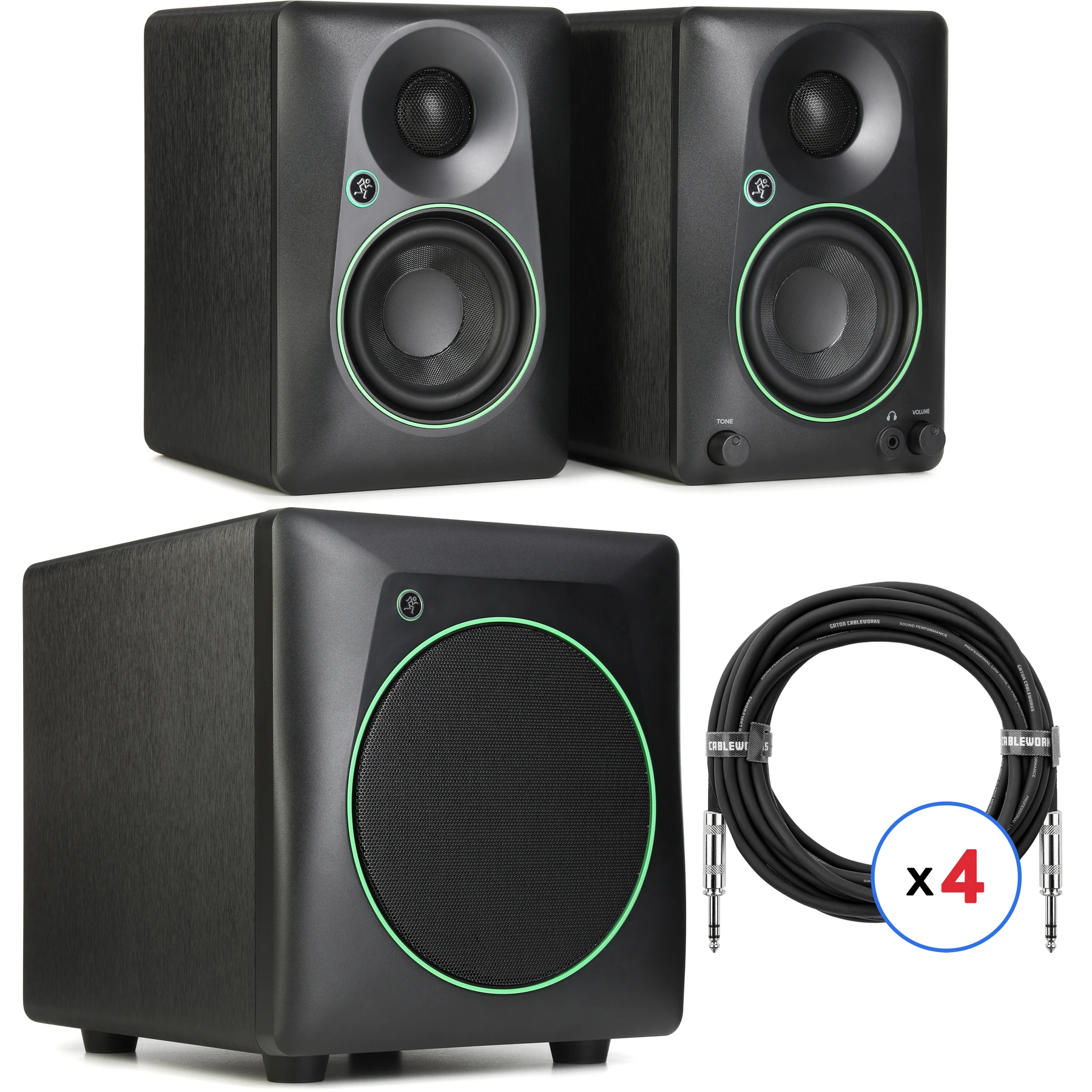 美奇 CR3.5BT 3.5英寸有源蓝牙工作室监听音箱（含低音炮）