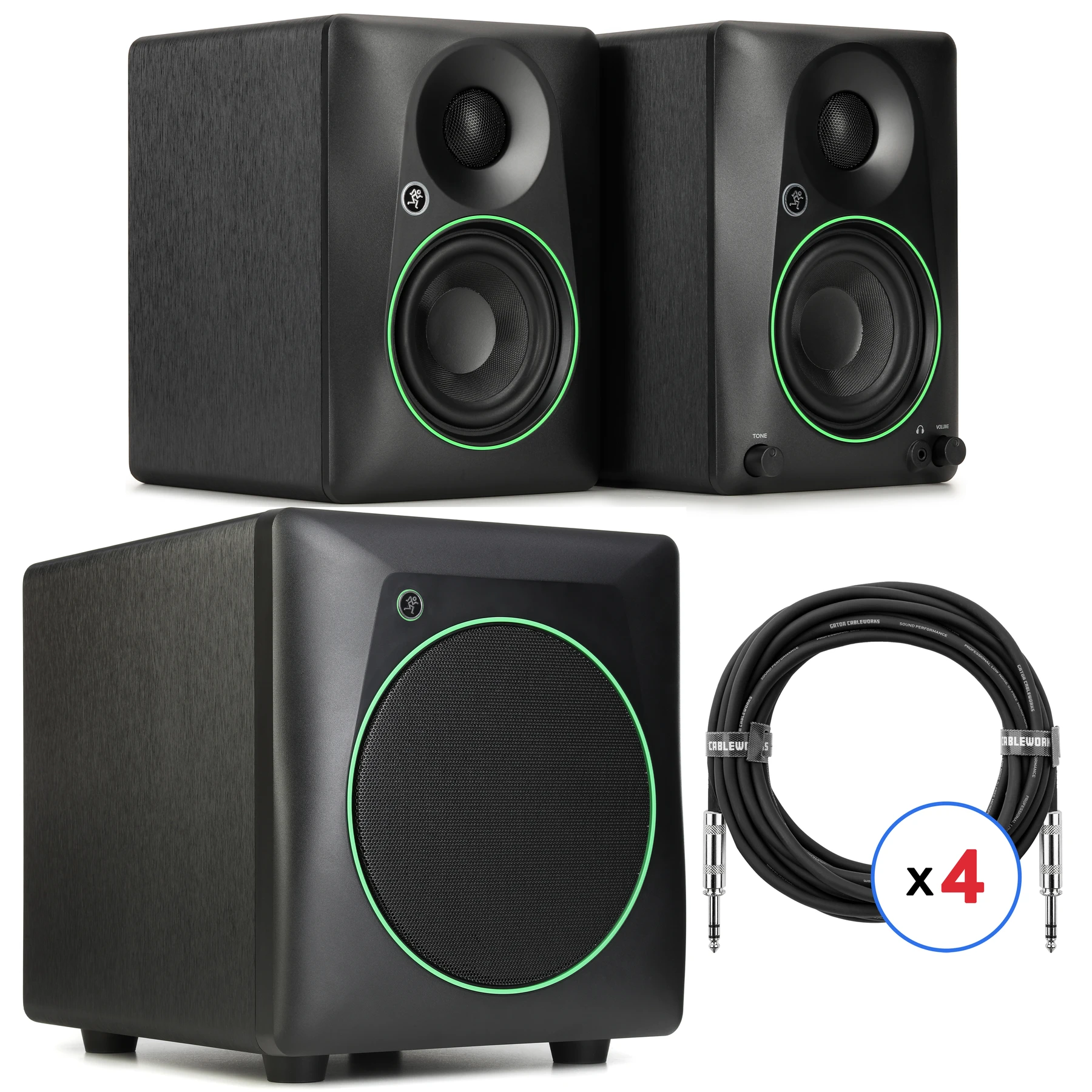 美奇 CR4.5BT 4.5英寸有源蓝牙工作室监听音箱（含低音炮）