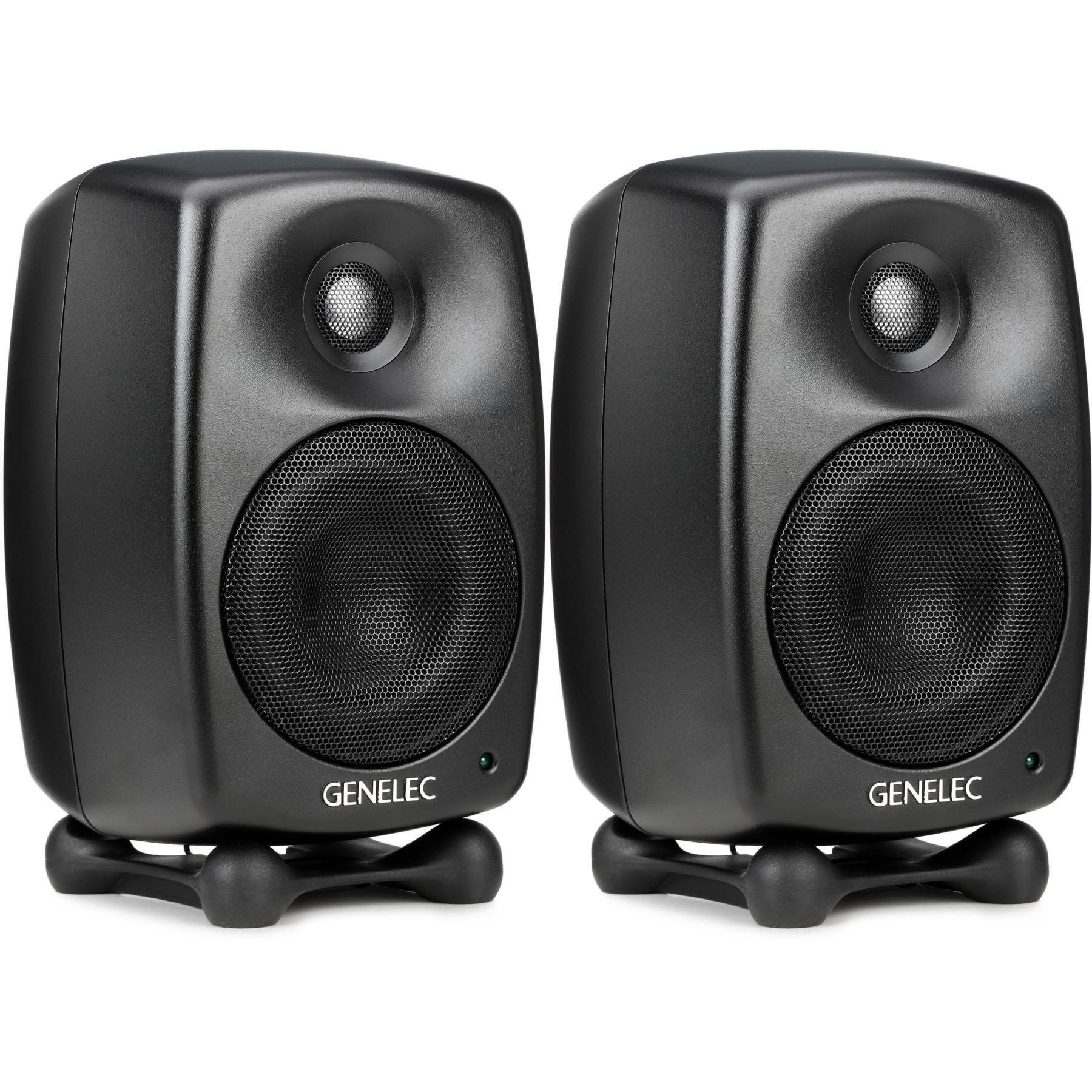 真力 8020D 有源工作室监听音箱（一对）- 神秘黑
