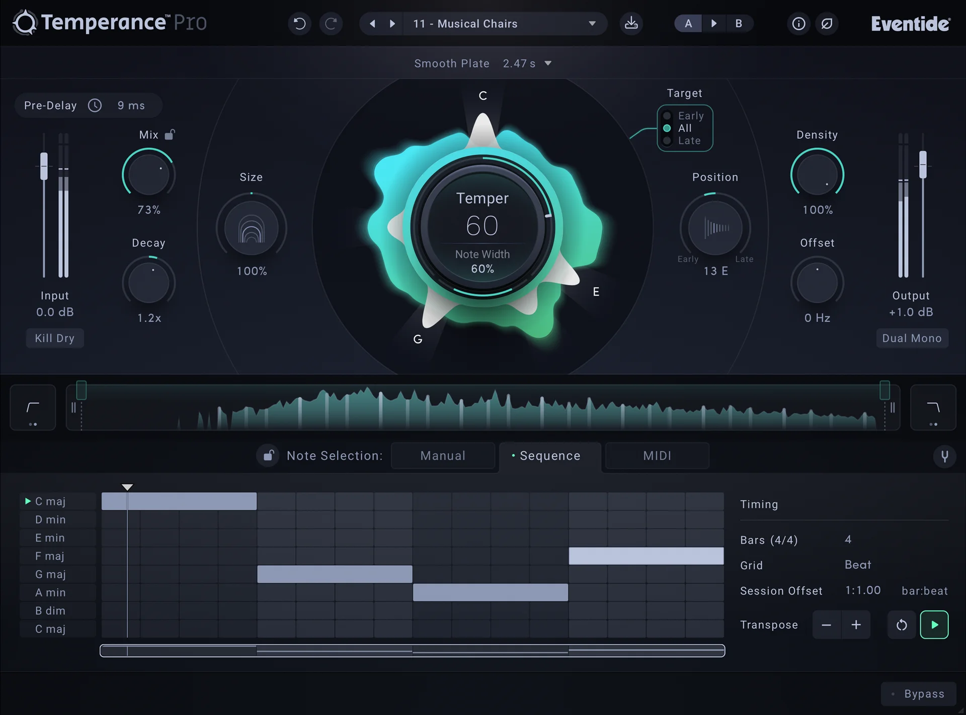 Eventide Temperance Pro 模态混响插件