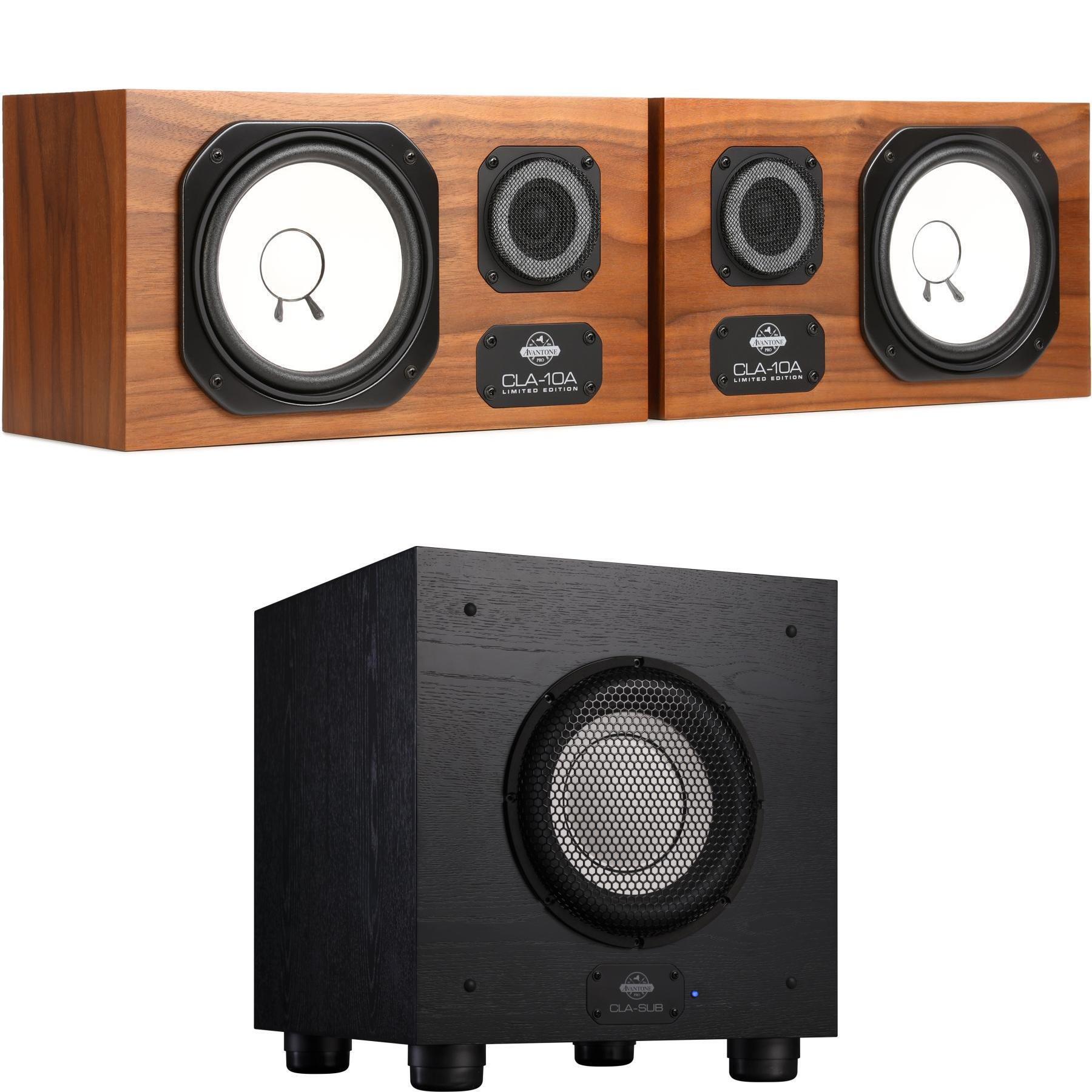 Avantone Pro CLA-10 有源工作室监听音箱（含低音炮）- 限量版深胡桃木色