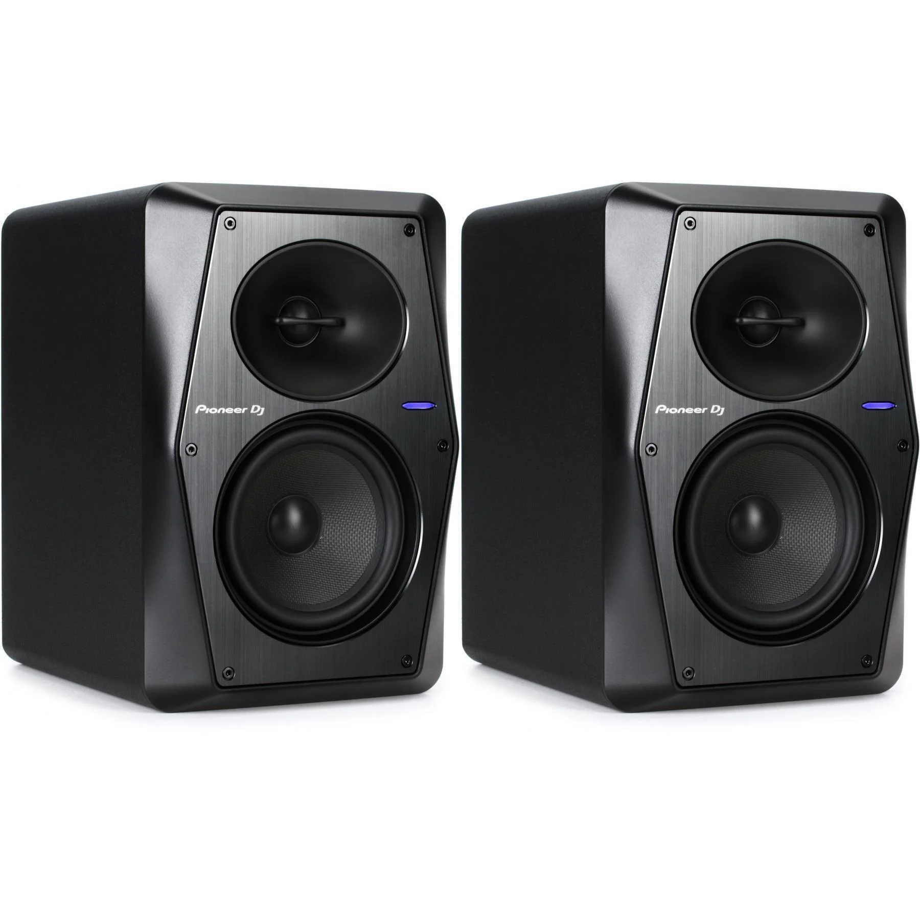 先锋DJ VM-50 5.25英寸有源监听音箱（一对）- 黑色