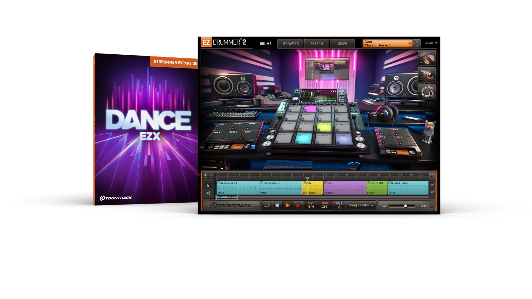 Toontrack Dance EZX 音色扩展包