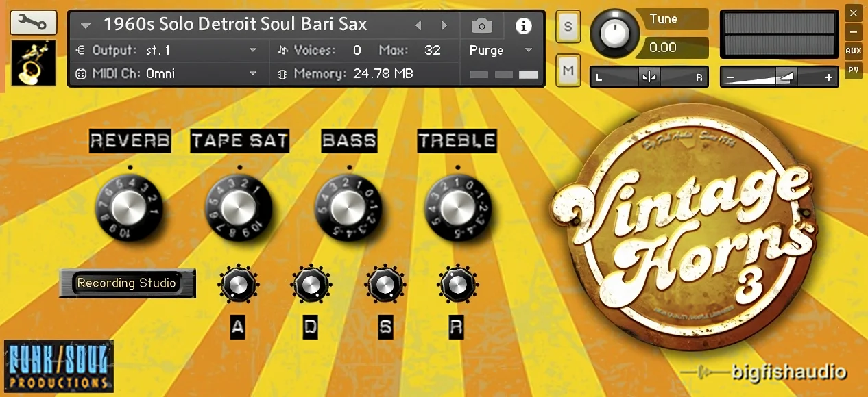 Big Fish Audio Vintage Horns 3 铜管音源库