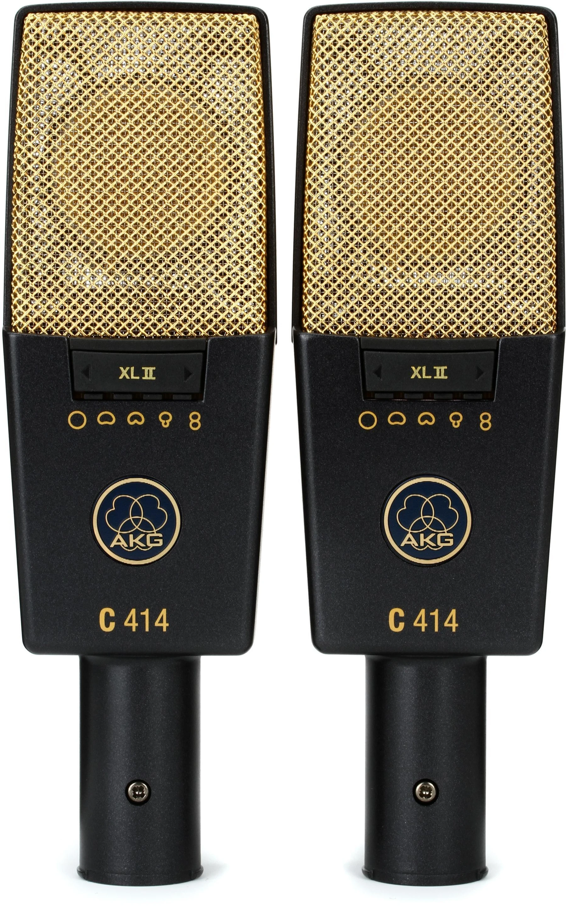 AKG C414 XLII/ST 大振膜电容麦克风 - 匹配对装