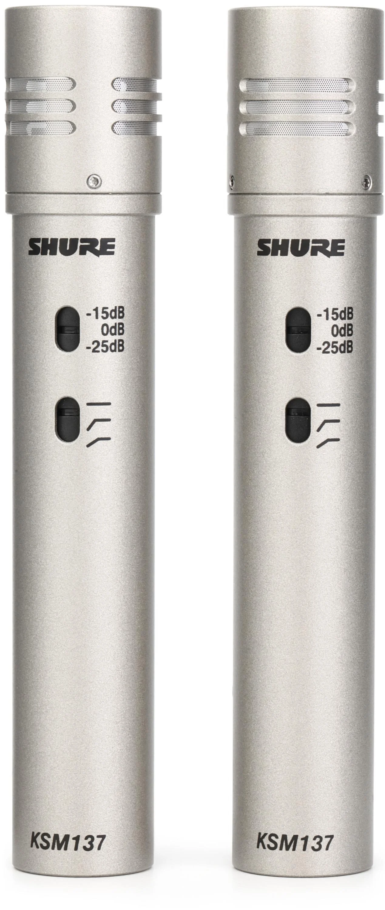 Shure KSM137 小振膜电容麦克风 - 立体声配对