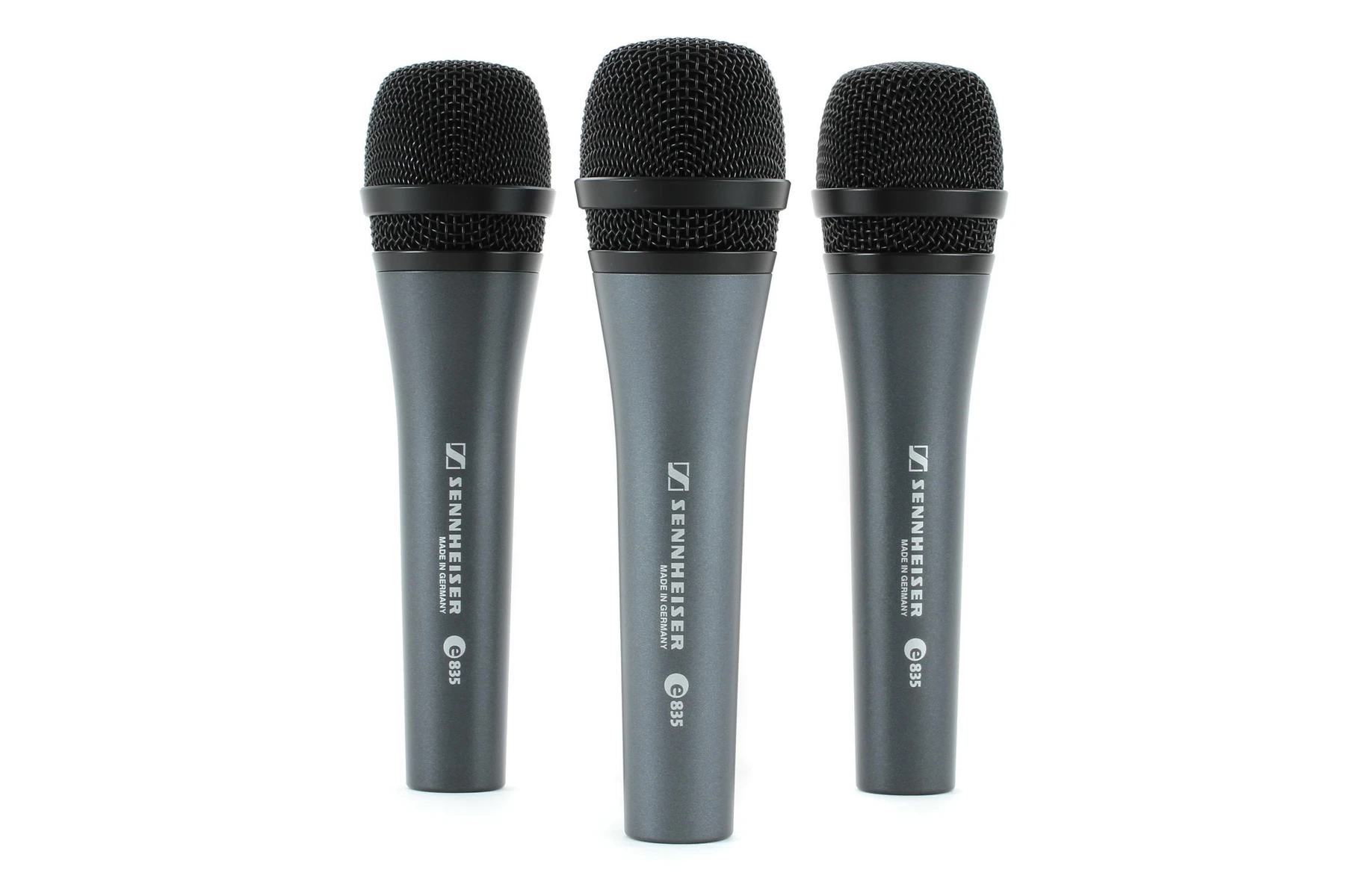 Sennheiser e 835 心形指向动圈麦克风 3 支装套装