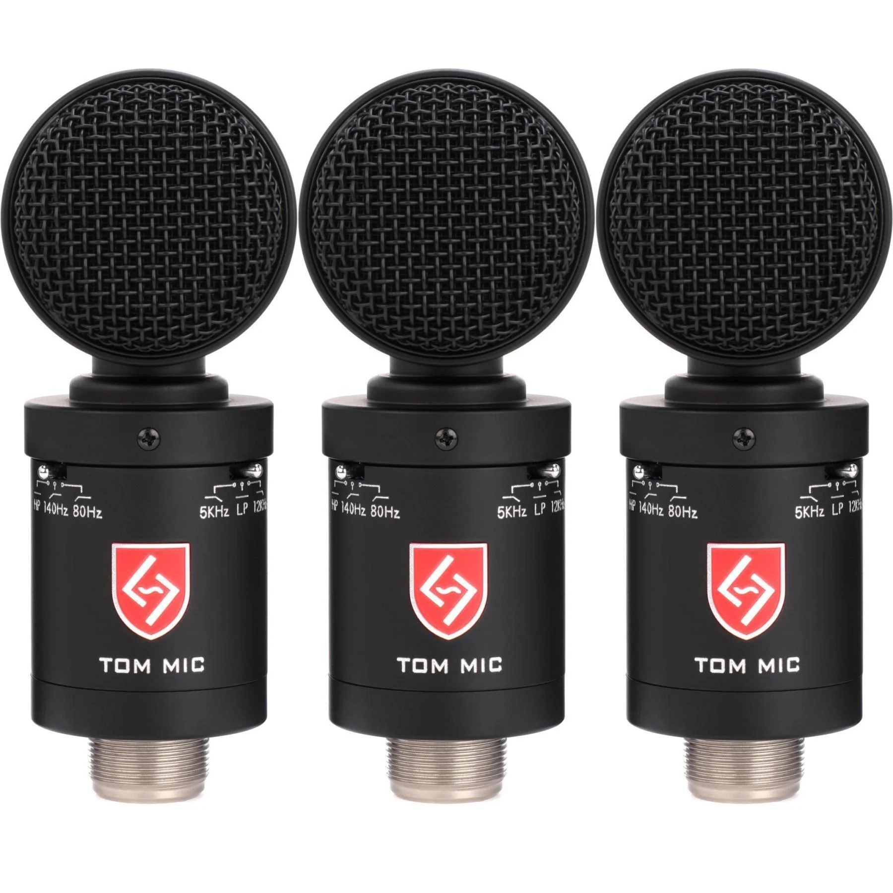 Lauten Audio Tom Mic 侧拾式压力梯度 FET 电容麦克风（3支装）