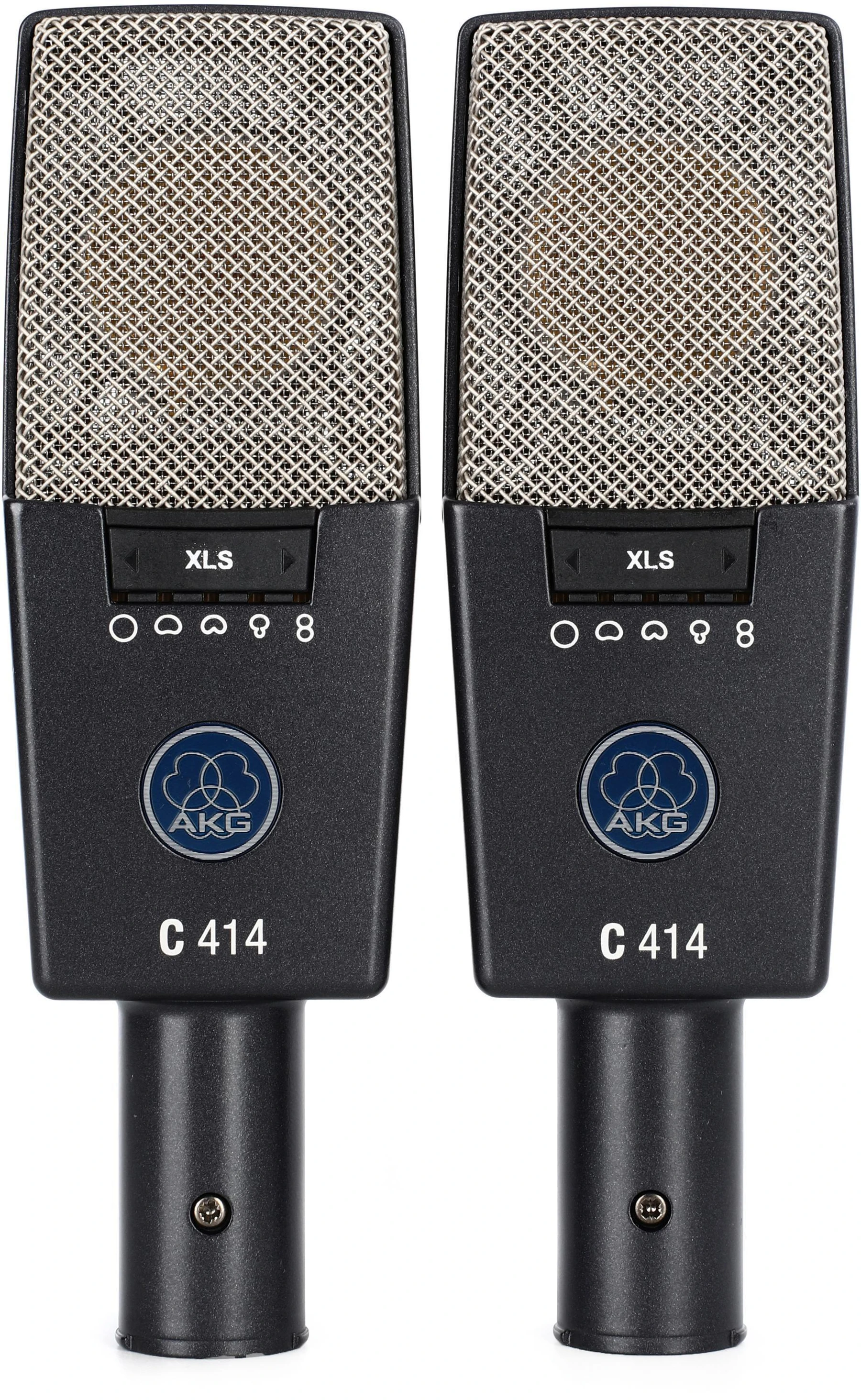 AKG C414 XLS/ST 大振膜电容麦克风 - 配对装