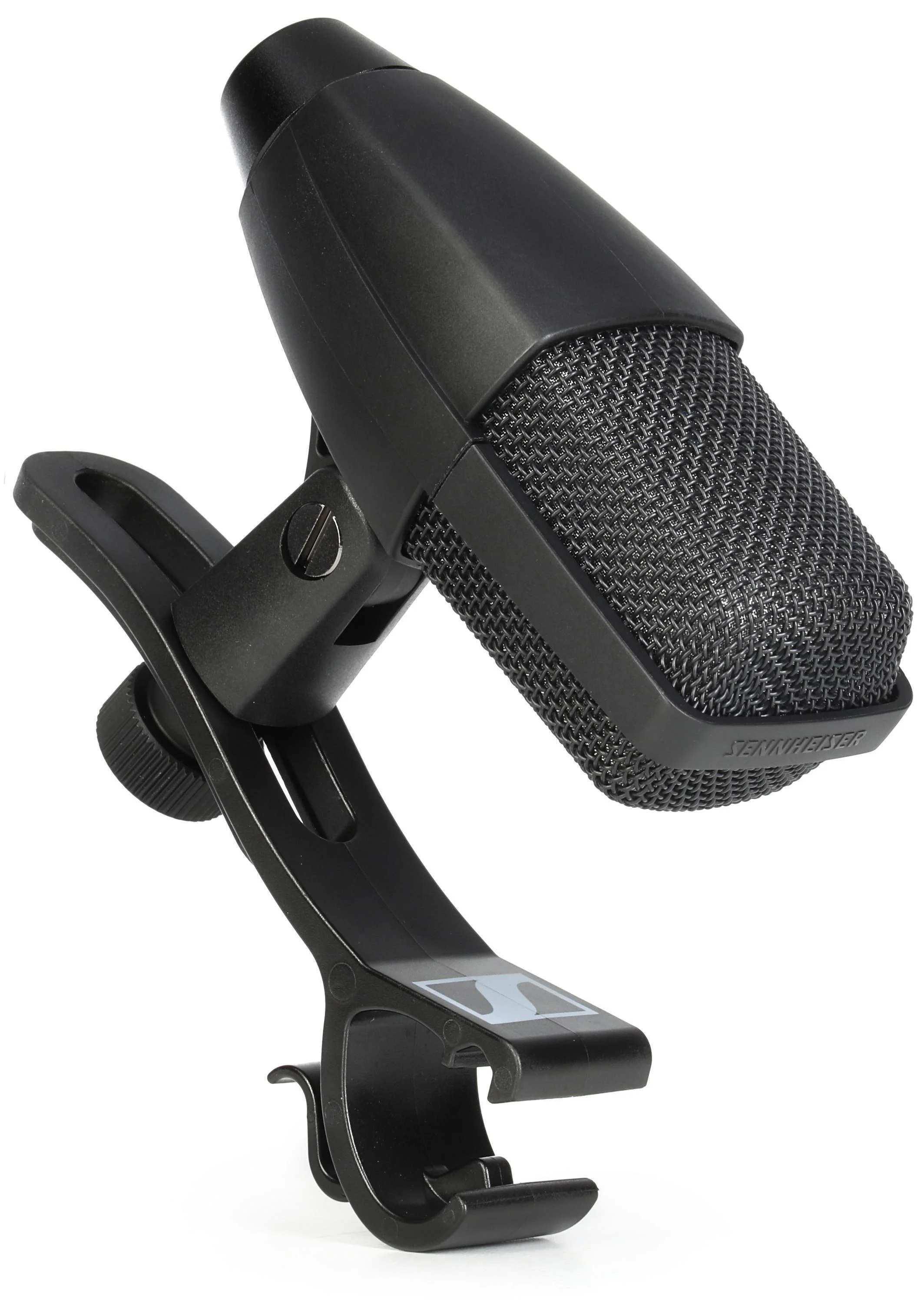 Sennheiser MD 421 Kompakt 配 MZH 鼓用麦克风夹 - 黑色