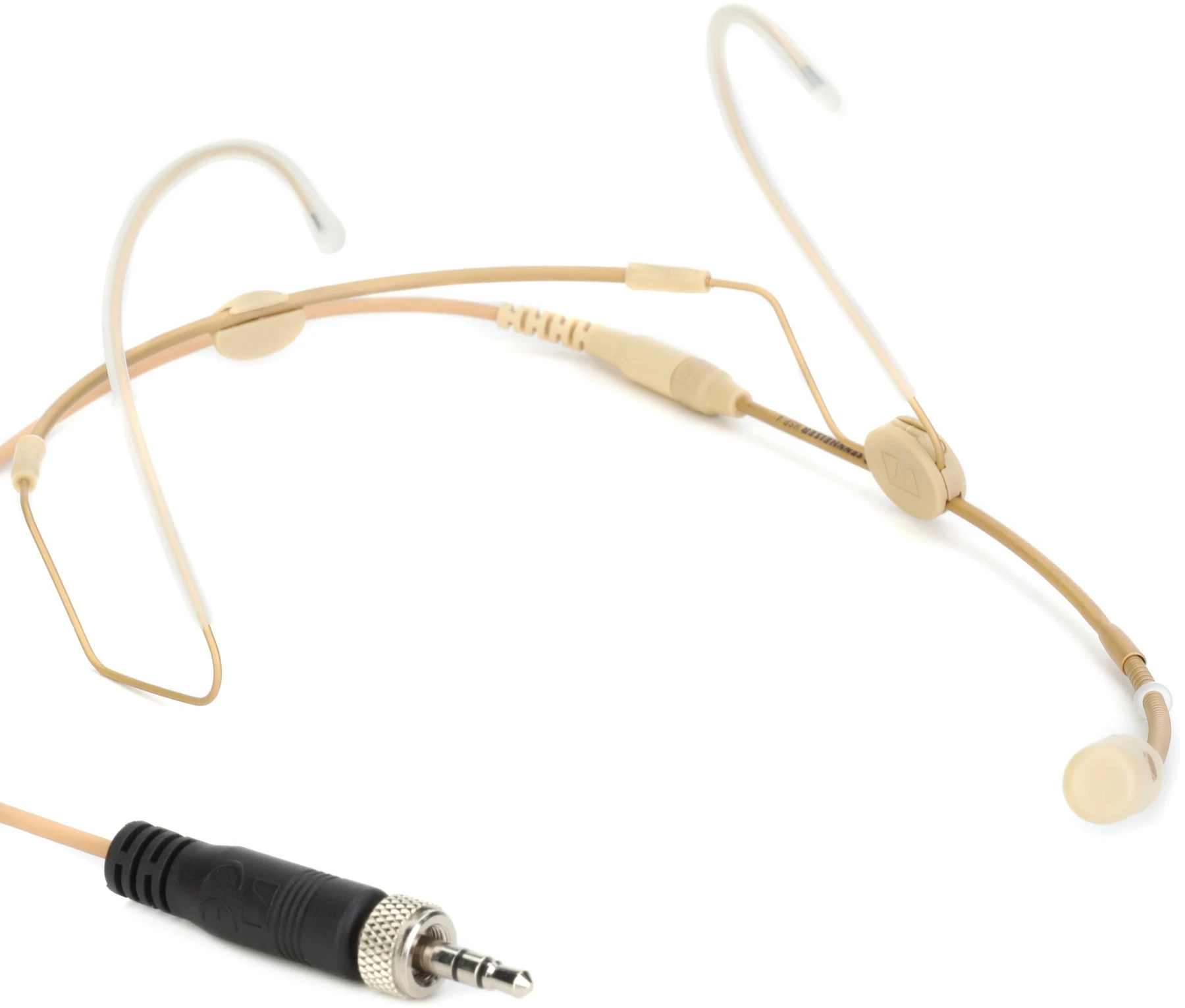 Sennheiser HSP 4 心形指向头戴式麦克风，适用于 Sennheiser Evolution 无线系统 - 米色
