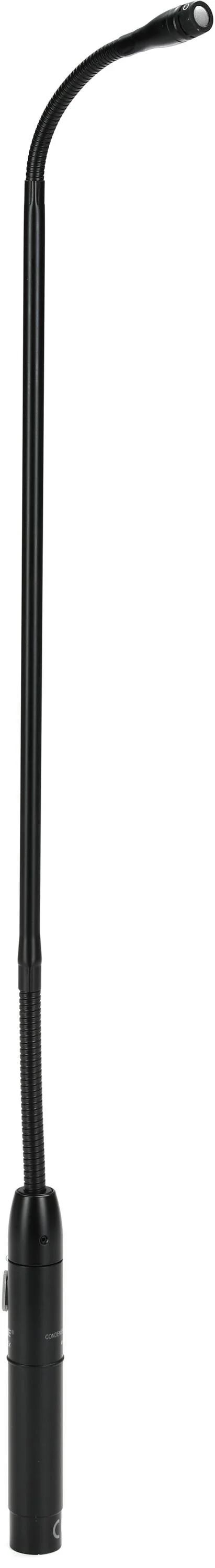 Shure MX418S/C 18 英寸心形指向鹅颈麦克风，带前置放大器和静音开关