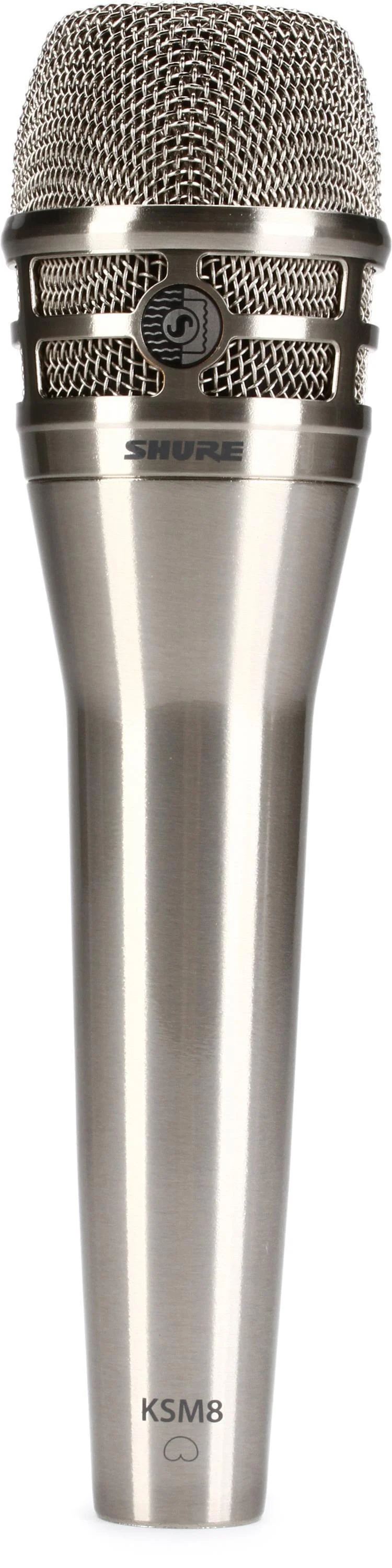 Shure KSM8 Dualdyne 心形指向动圈人声麦克风 - 镍色