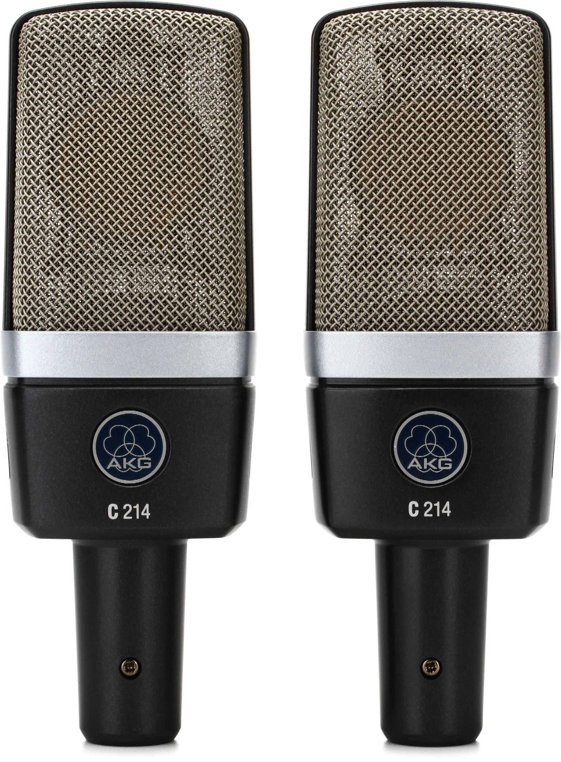 AKG C214 大振膜电容麦克风 - 匹配立体声对装